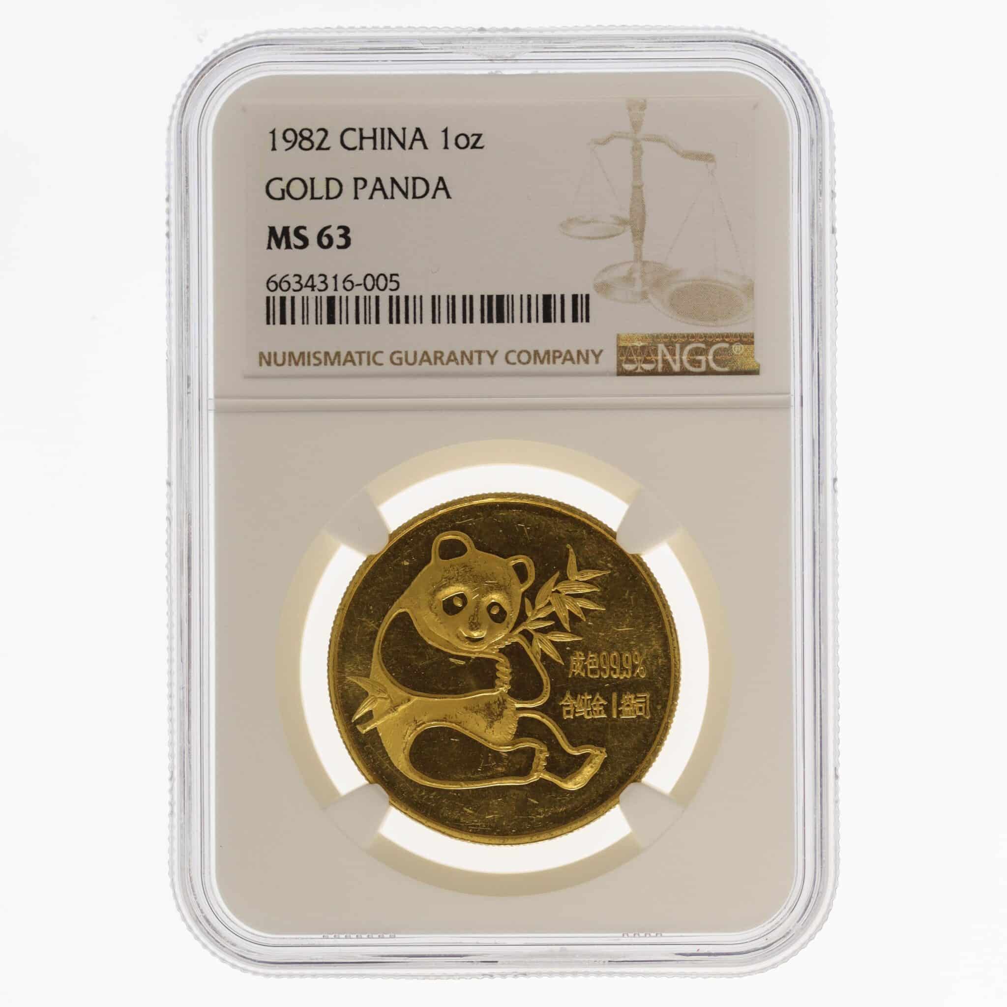 China Panda Unze 1982