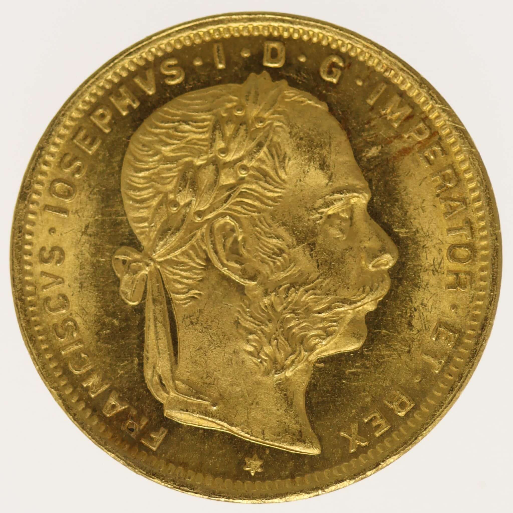Österreich Kaiserreich Franz Joseph I. 8 Gulden 1888
