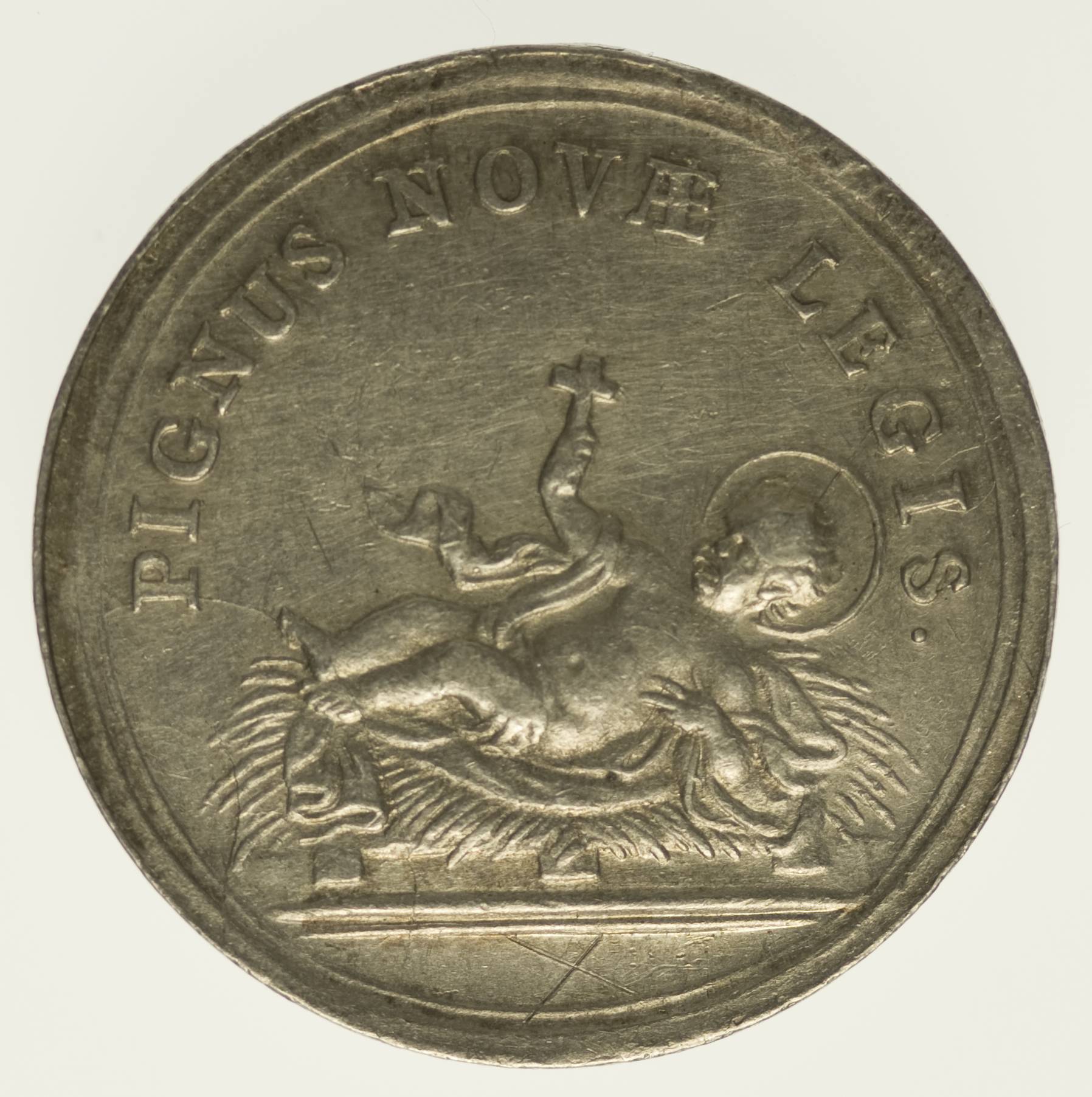 Silbermedaille auf das Neue Testament o.J.