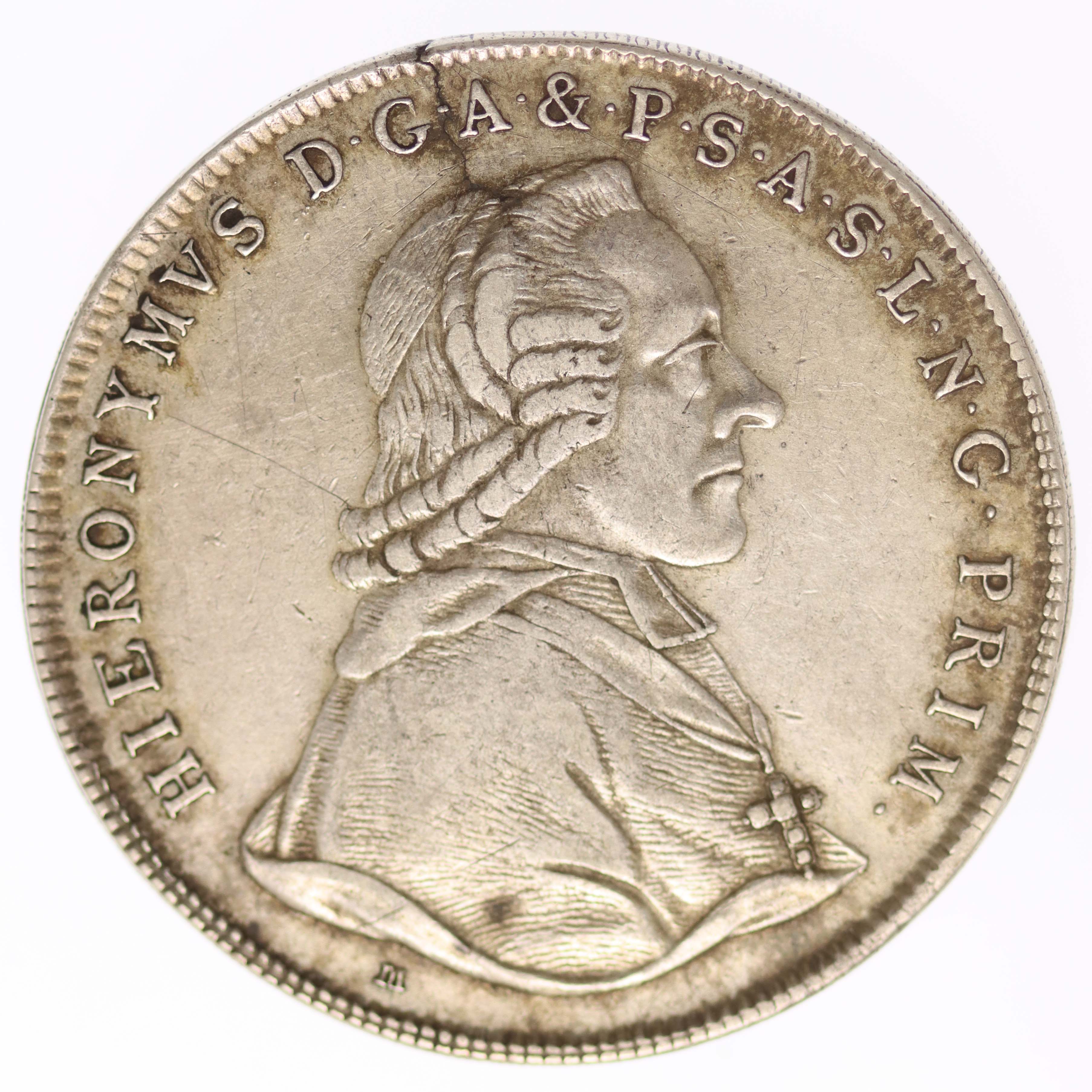 RDR Salzburg Hieronymus Graf von Colloredo Taler 1793