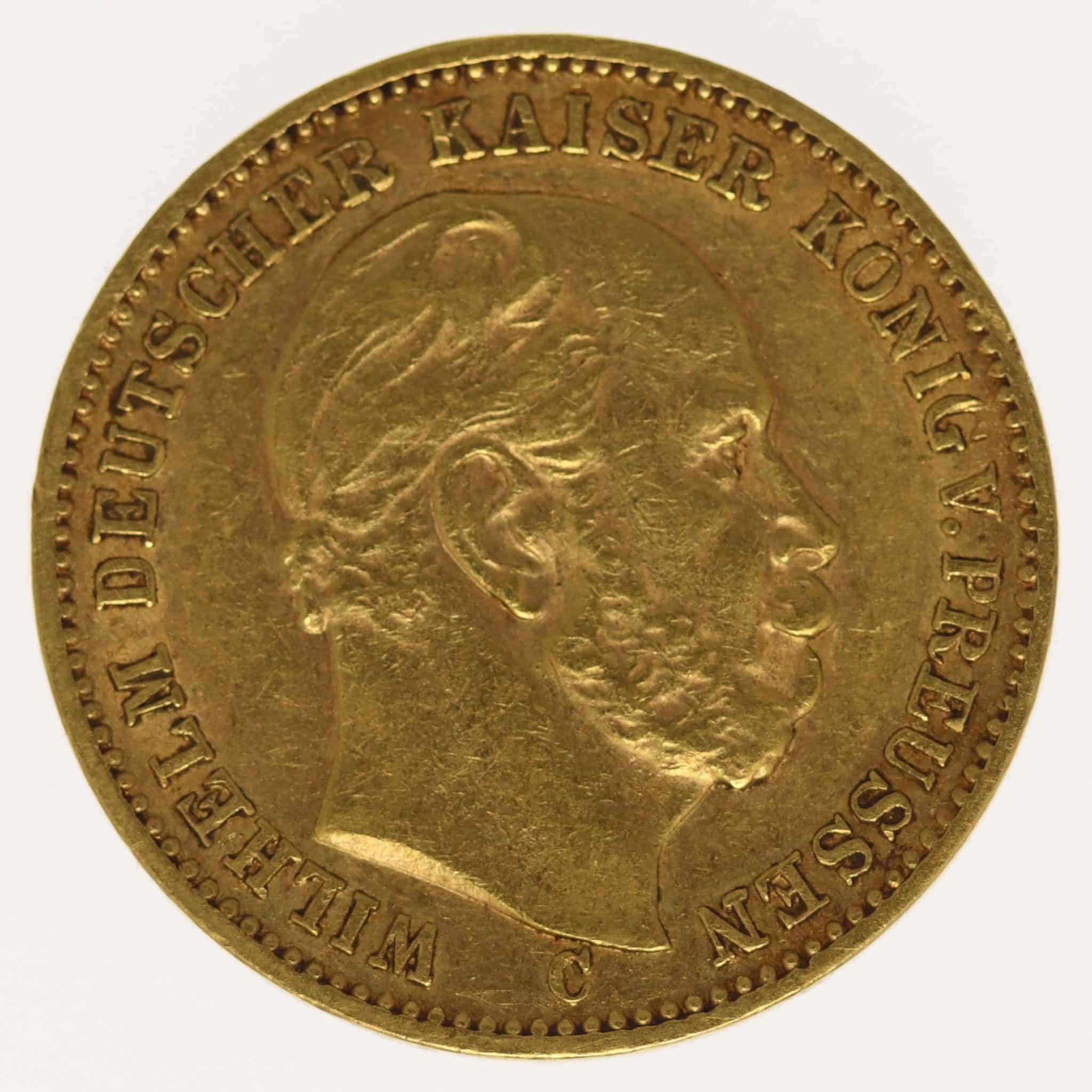 Preussen Wilhelm I. 20 Mark 1874 C