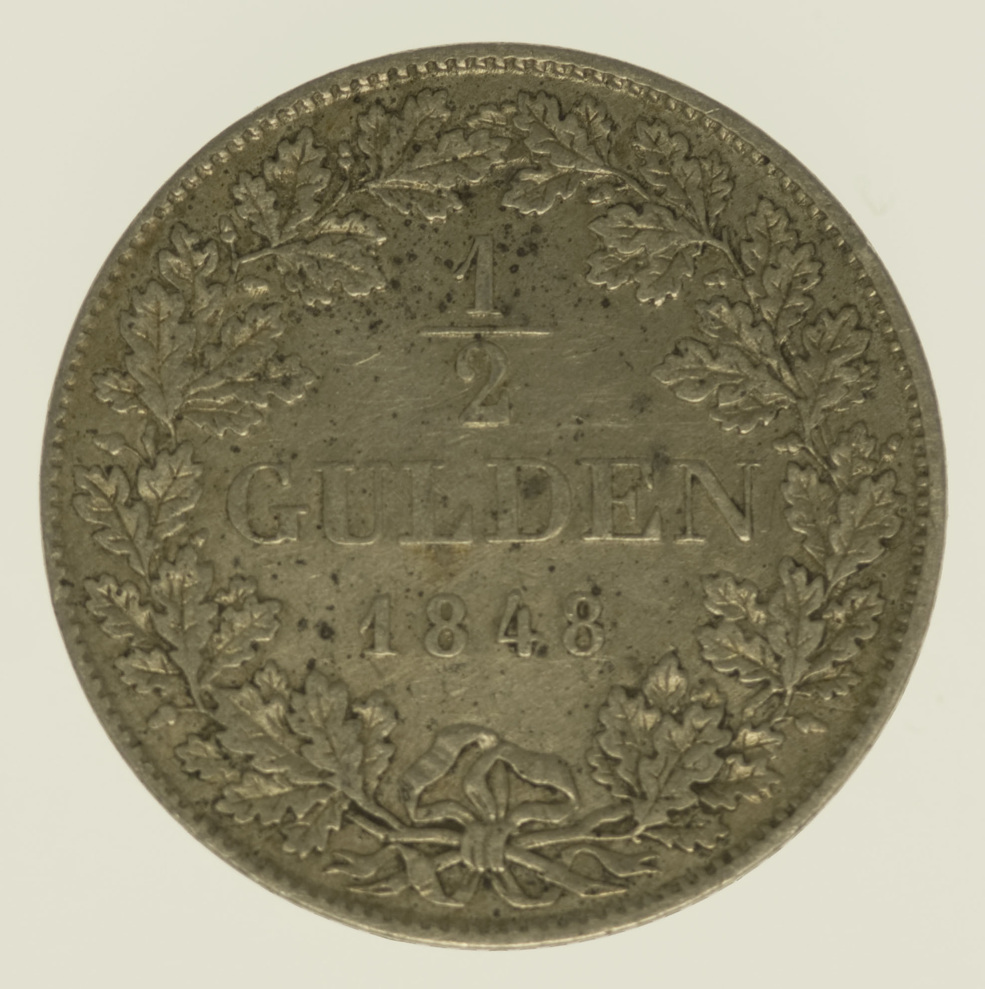 Württemberg Wilhelm I. 1/2 Gulden 1848