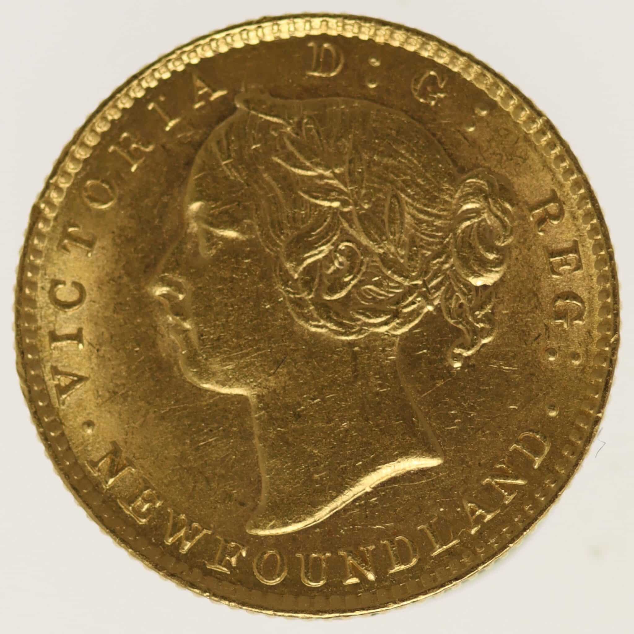 Kanada Neufundland Victoria 2 Dollars 1888