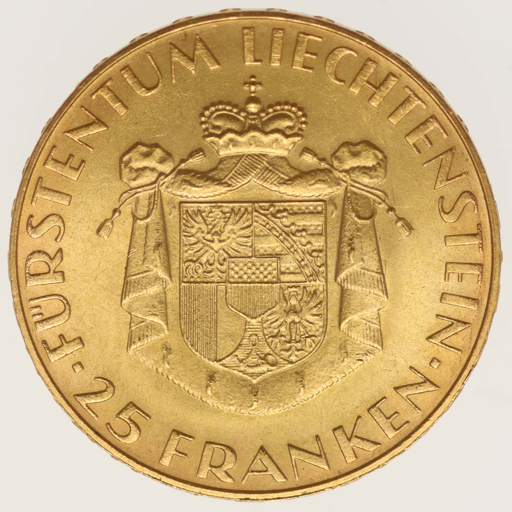 Liechtenstein Franz Joseph II. 25 Franken 1961