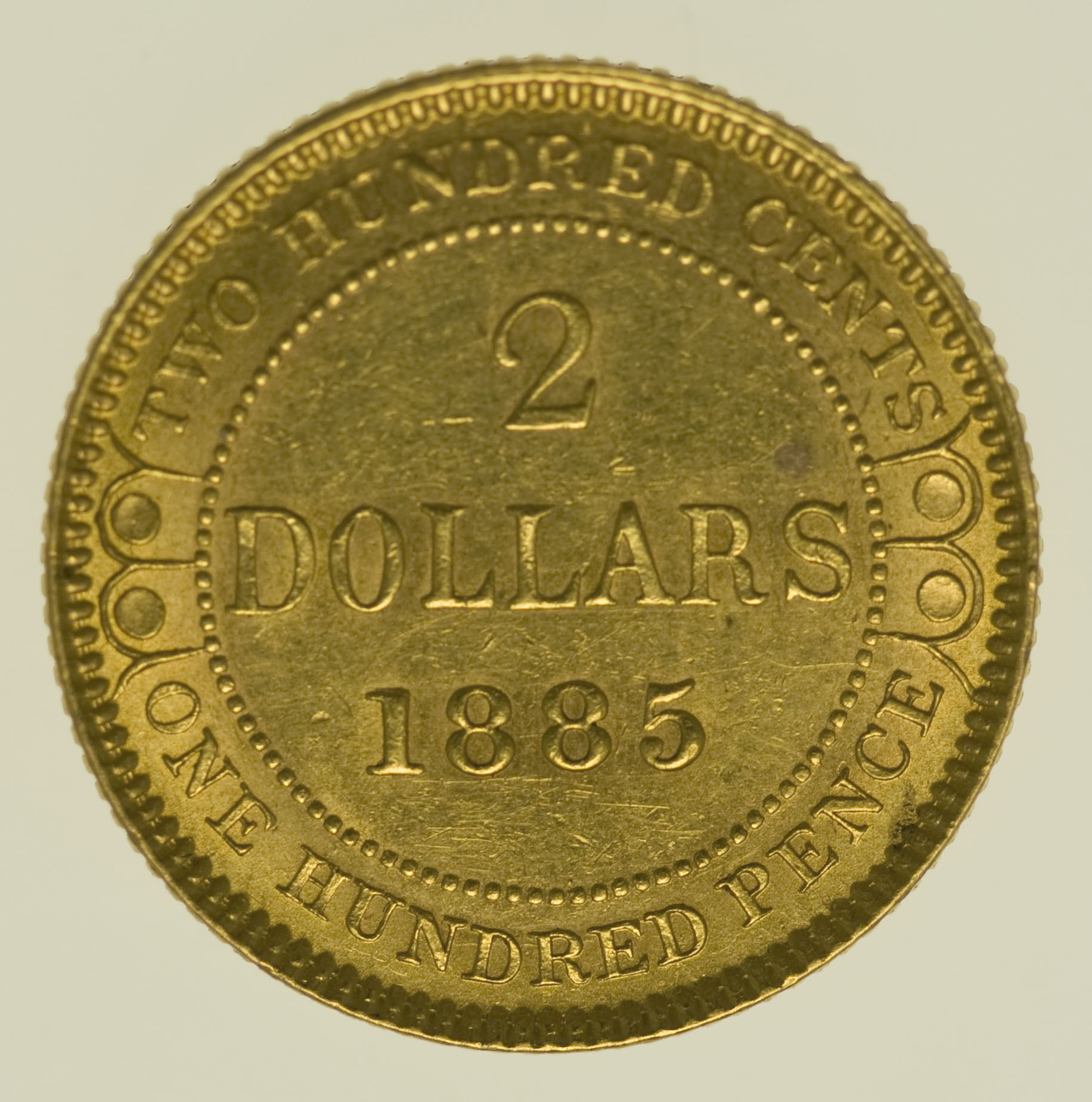 Kanada Neufundland Victoria 2 Dollars 1885