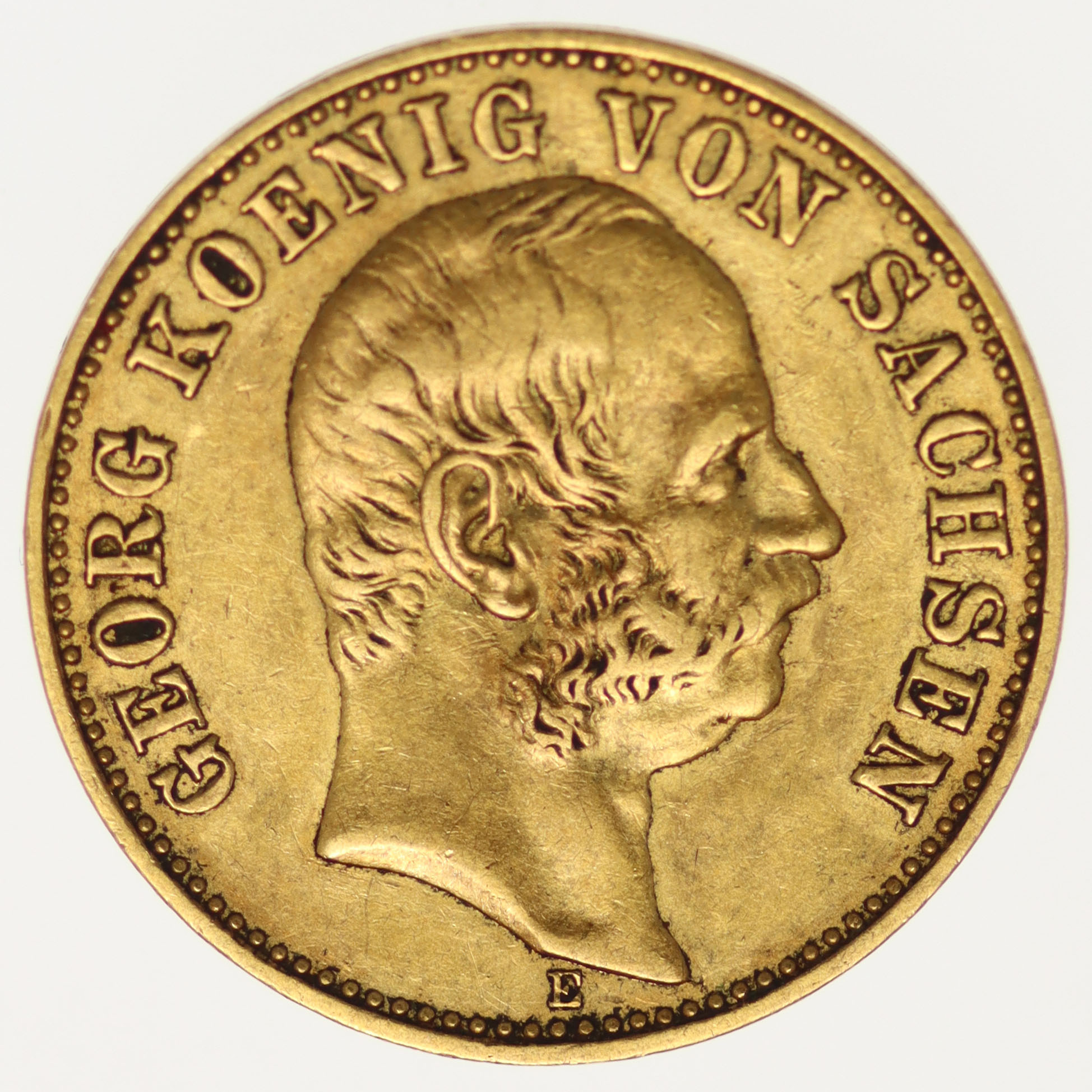 Sachsen Georg 10 Mark 1903 E