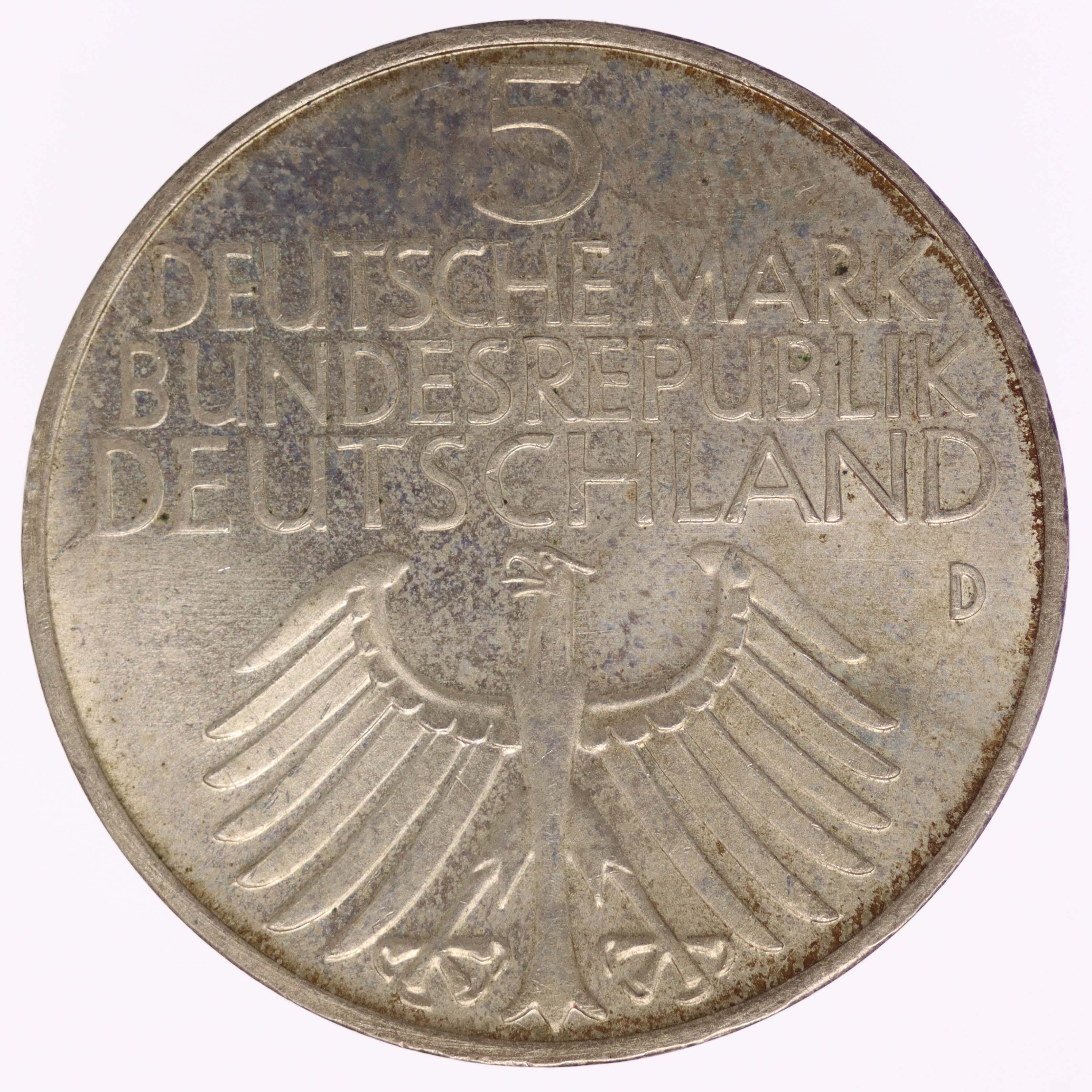 BRD 5 Mark 1952 Germanisches Museum