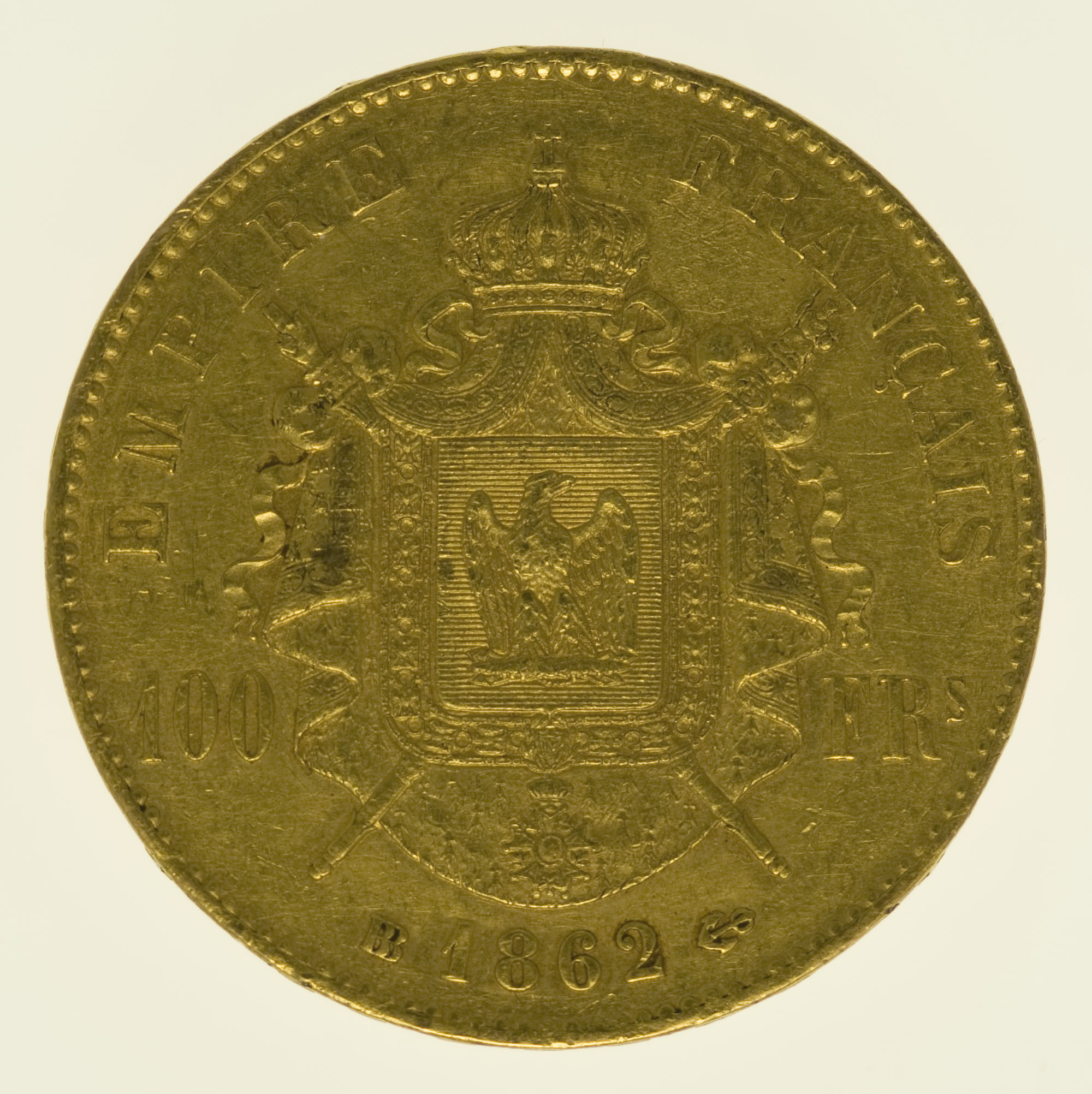 Frankreich Napoleon III. 100 Francs 1862 BB