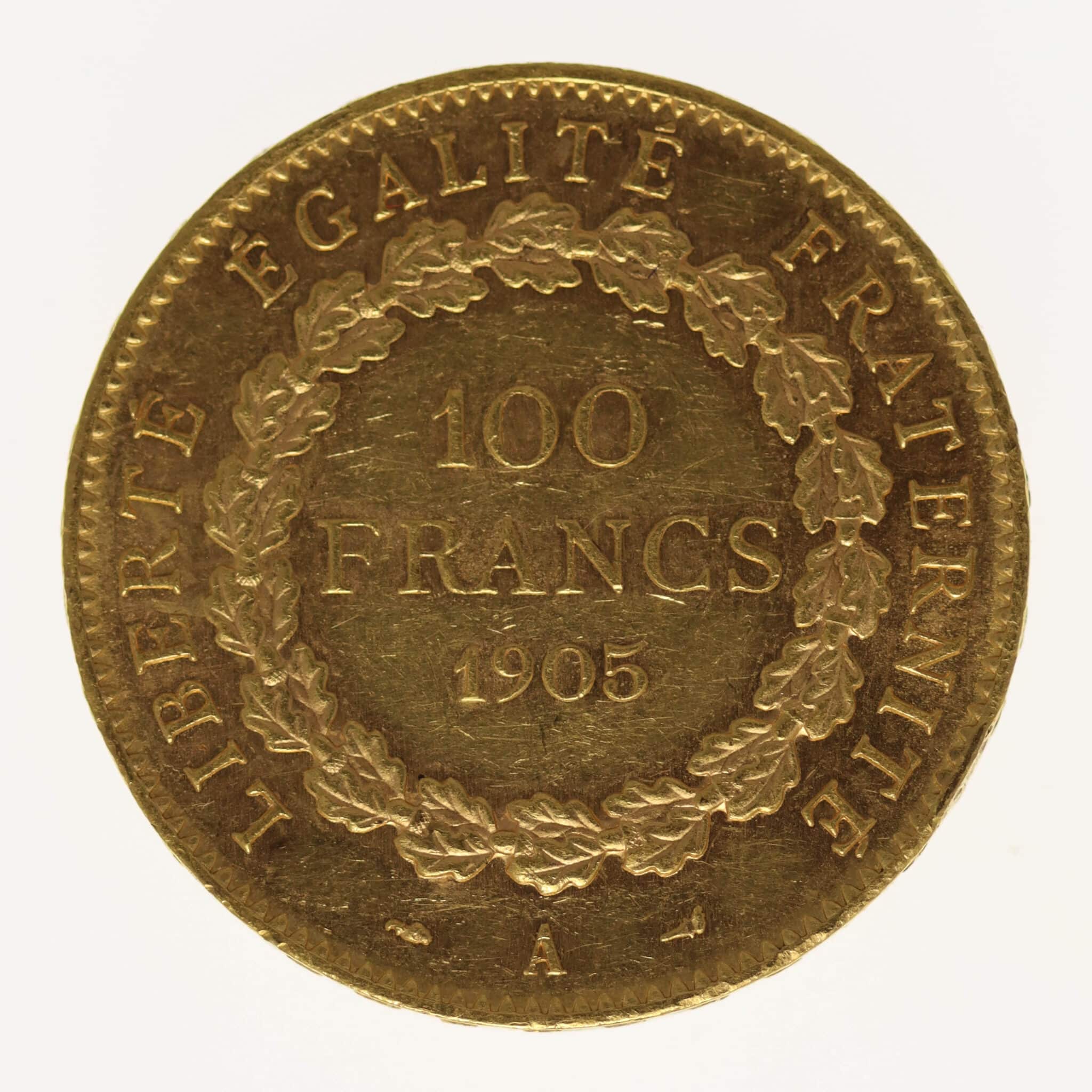 Frankreich 100 Francs 1905 A