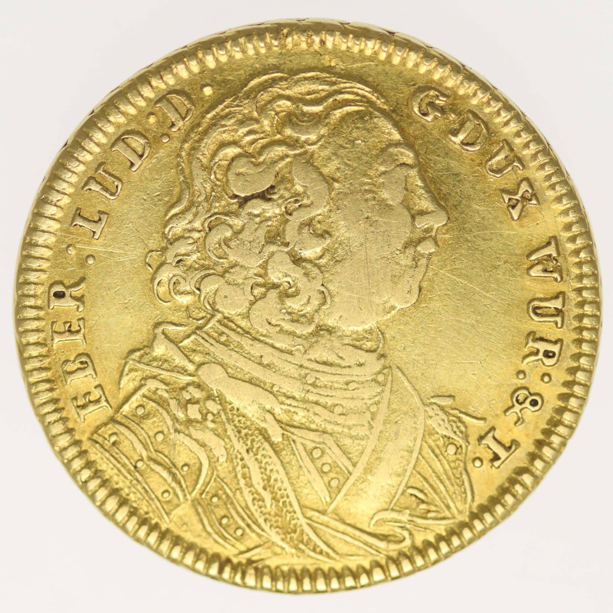 Württemberg Eberhard Ludwig Karolin 1733
