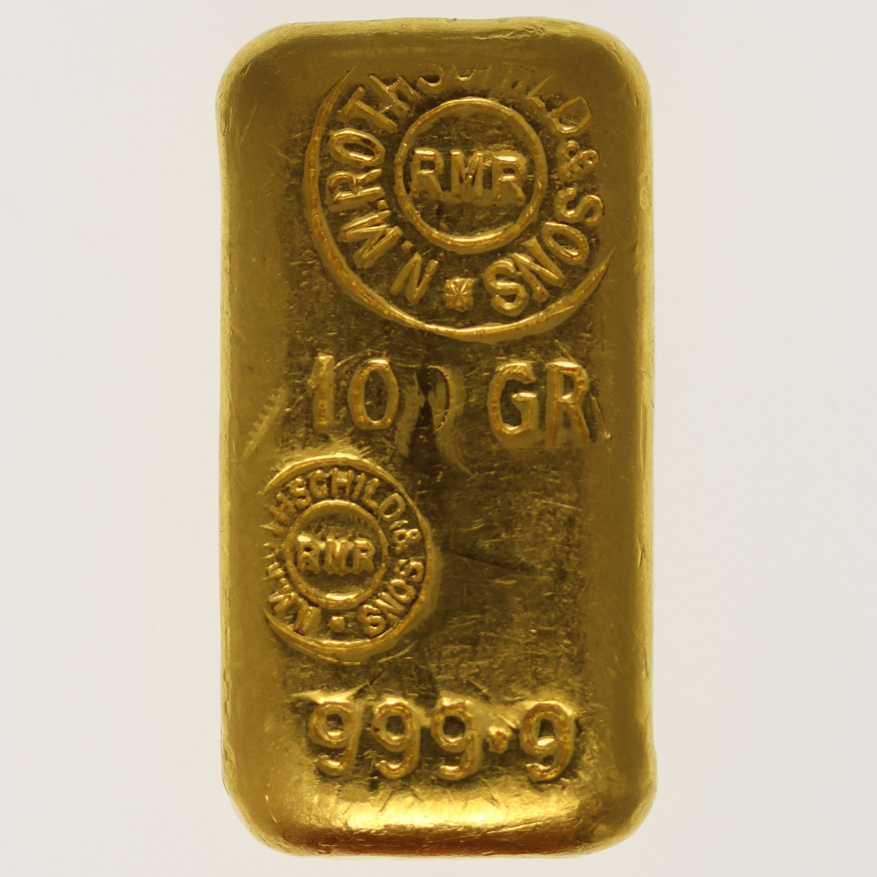 Goldbarren 100 Gramm Großbritannien N.M. Rothschild & Sons Limited für Mocatta & Goldsmid