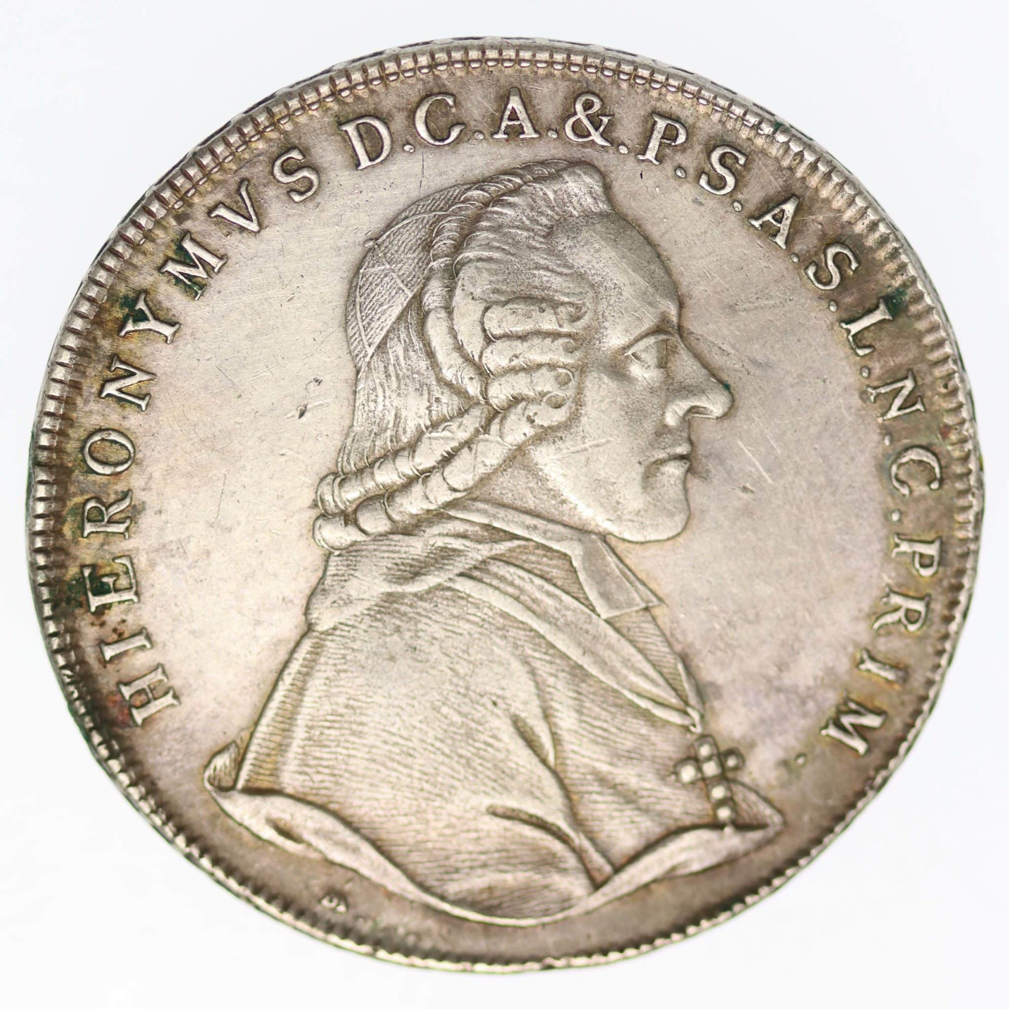 RDR Salzburg Hieronymus Graf von Colloredo Taler 1801