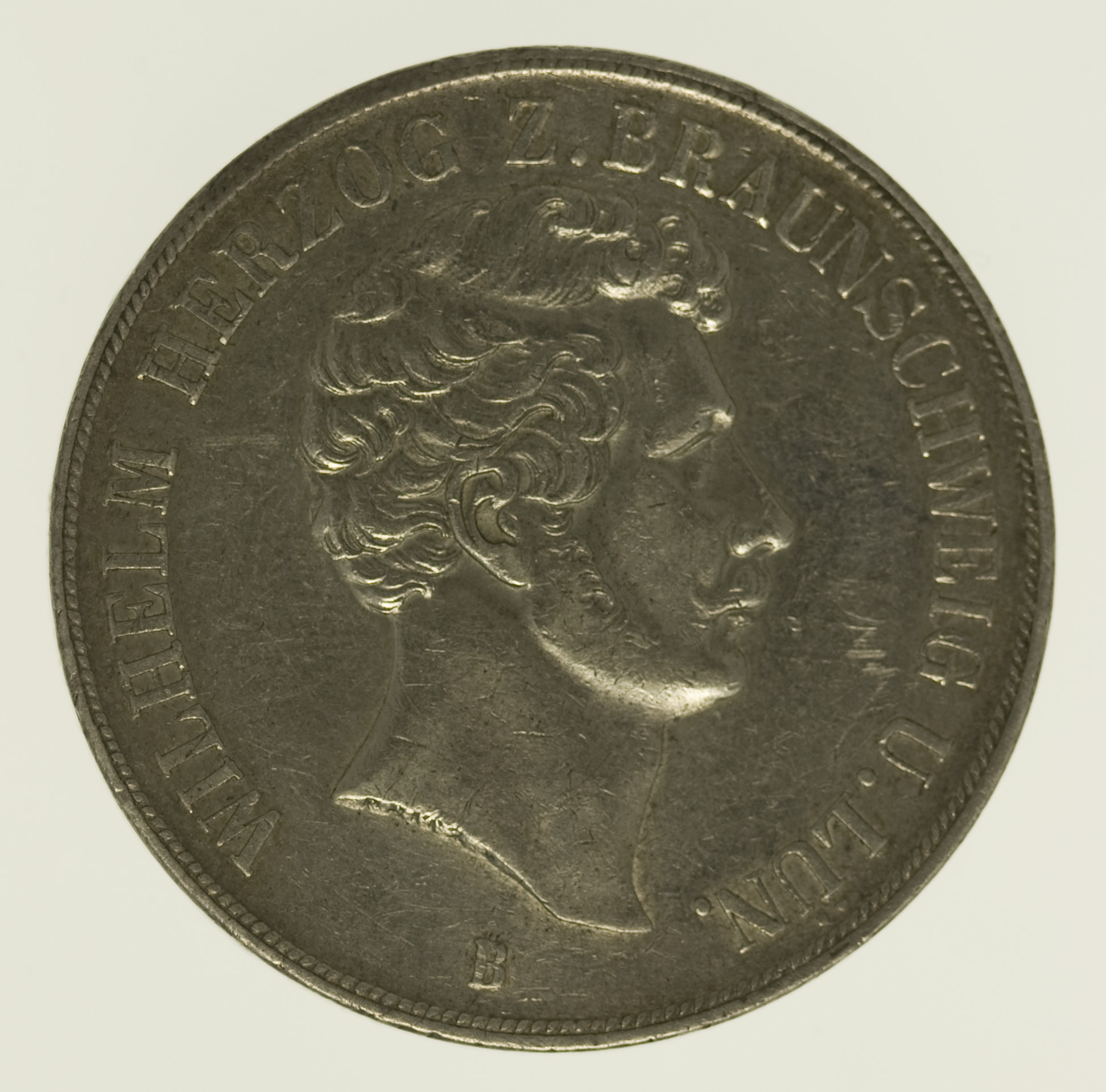 Braunschweig Wolfenbüttel Wilhelm Doppeltaler 1855