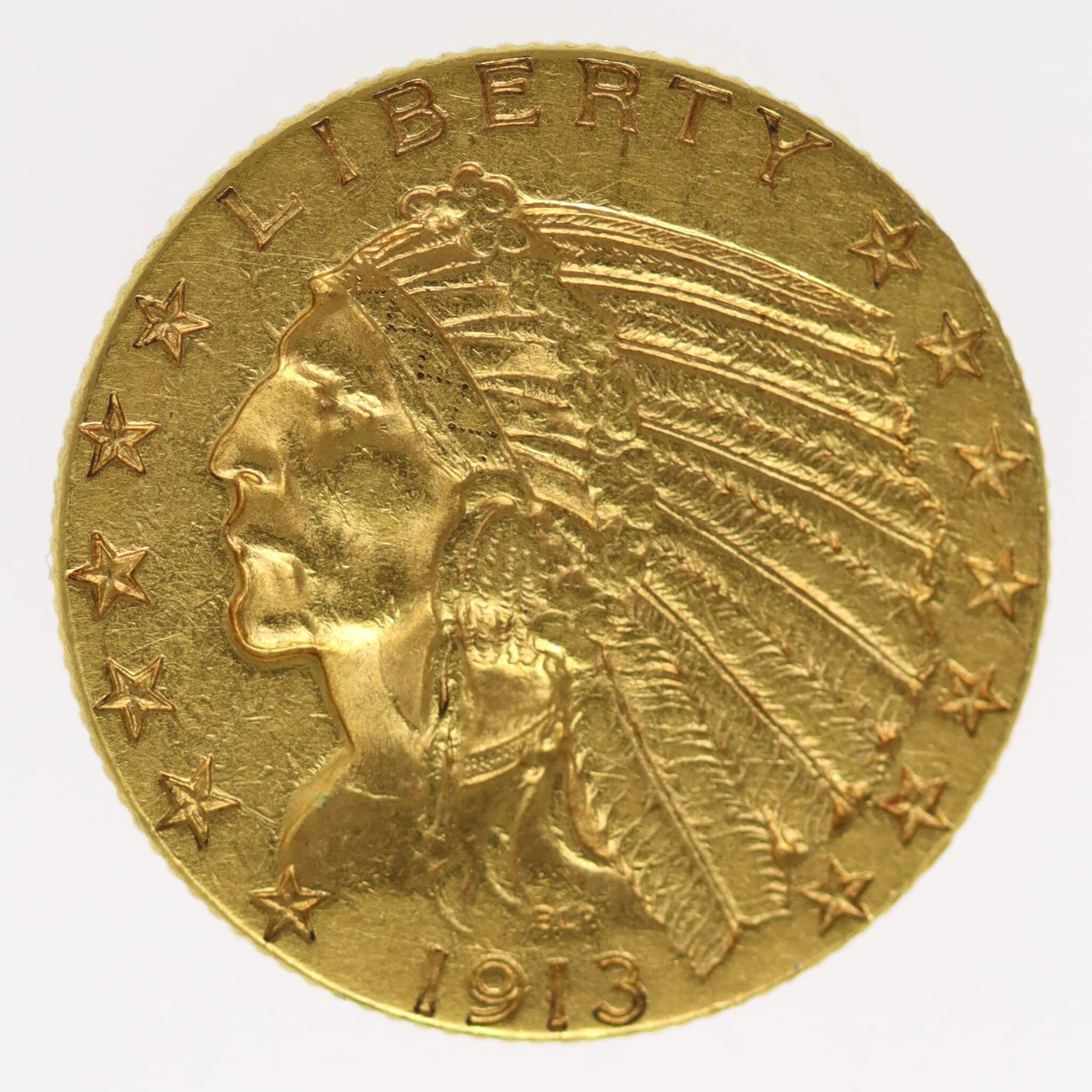 USA 5 Dollars 1913 Indianer