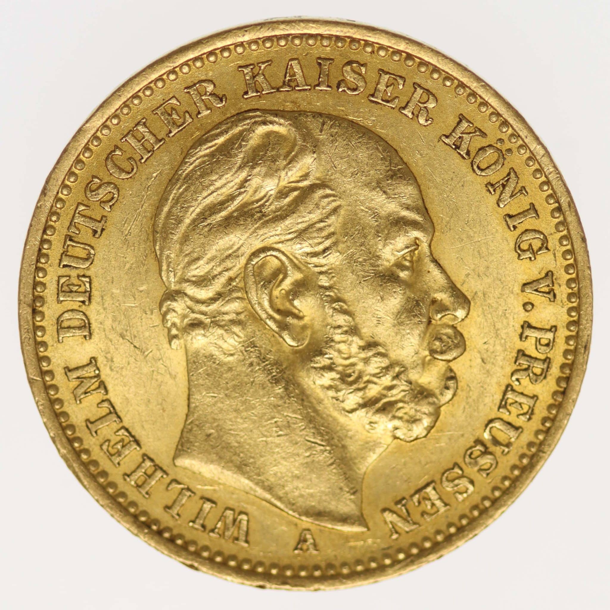 Preussen Wilhelm I. 20 Mark 1882 A