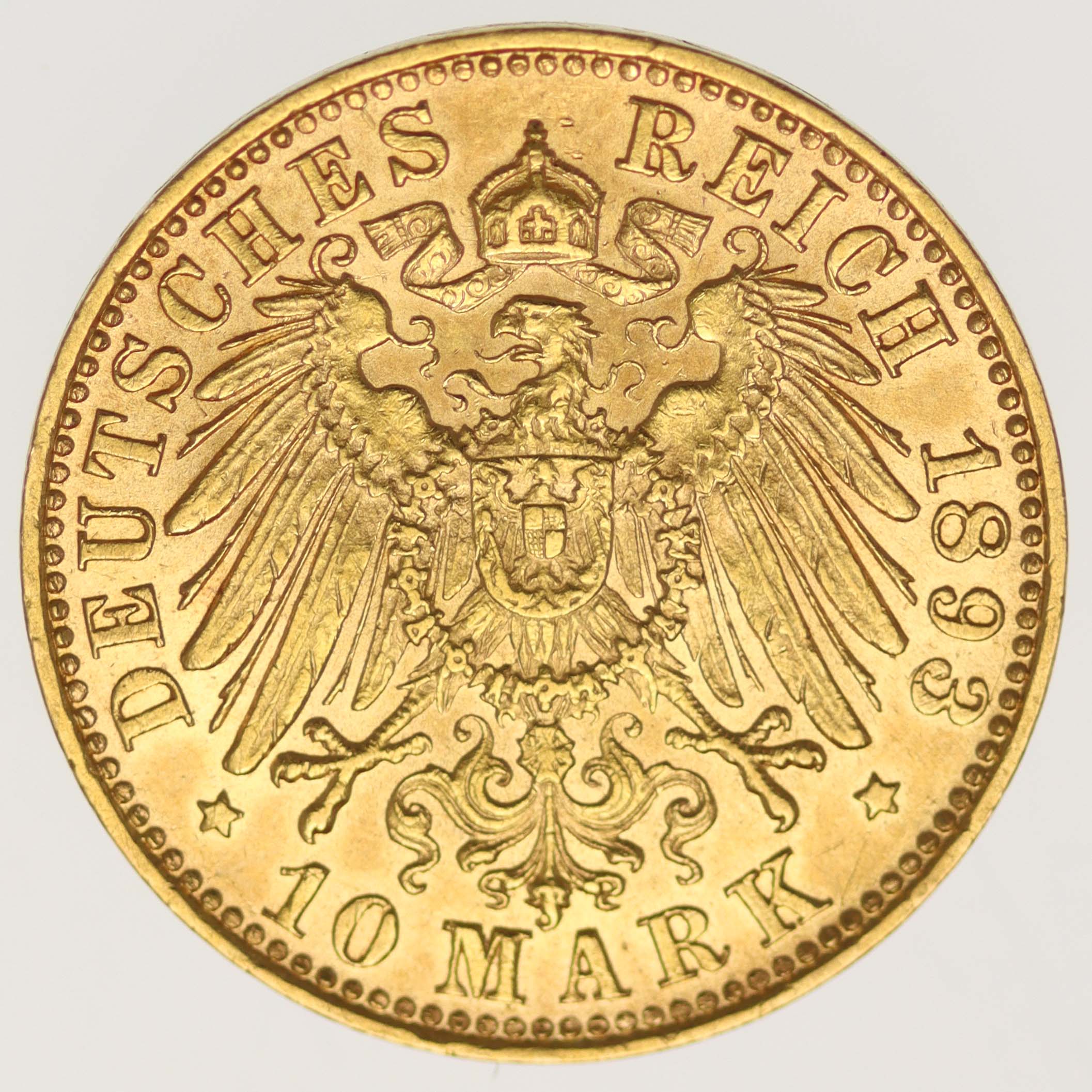 Bayern Otto 10 Mark 1893 D