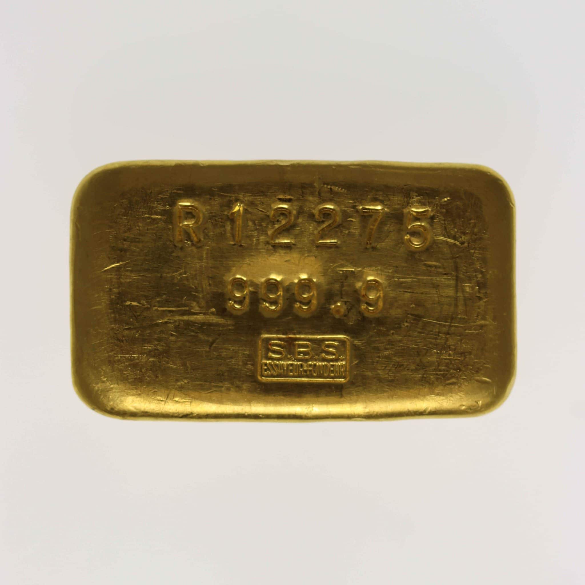 Goldbarren 500 Gramm Schweiz S.B.S. Societe de Banque Suisse