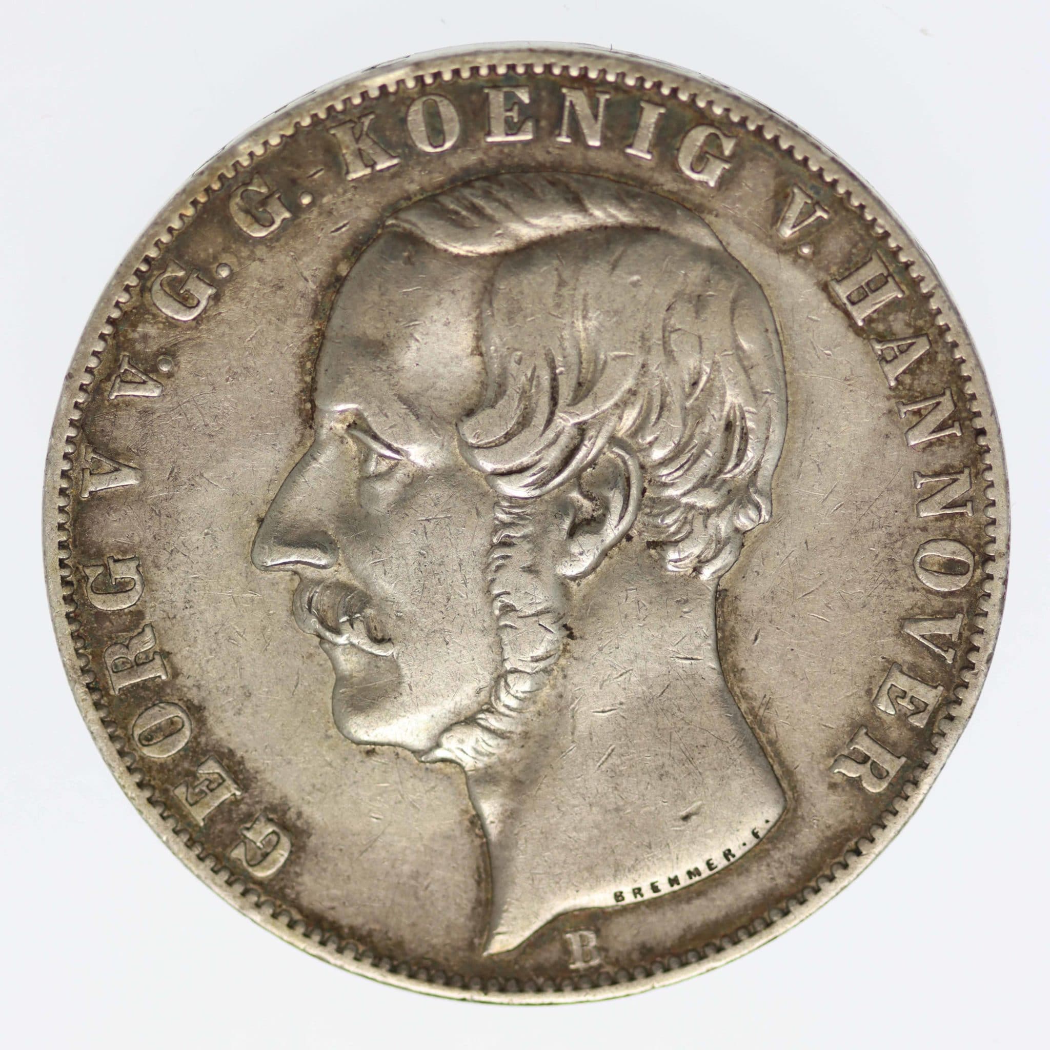 Hannover Georg V. Doppeltaler 1854