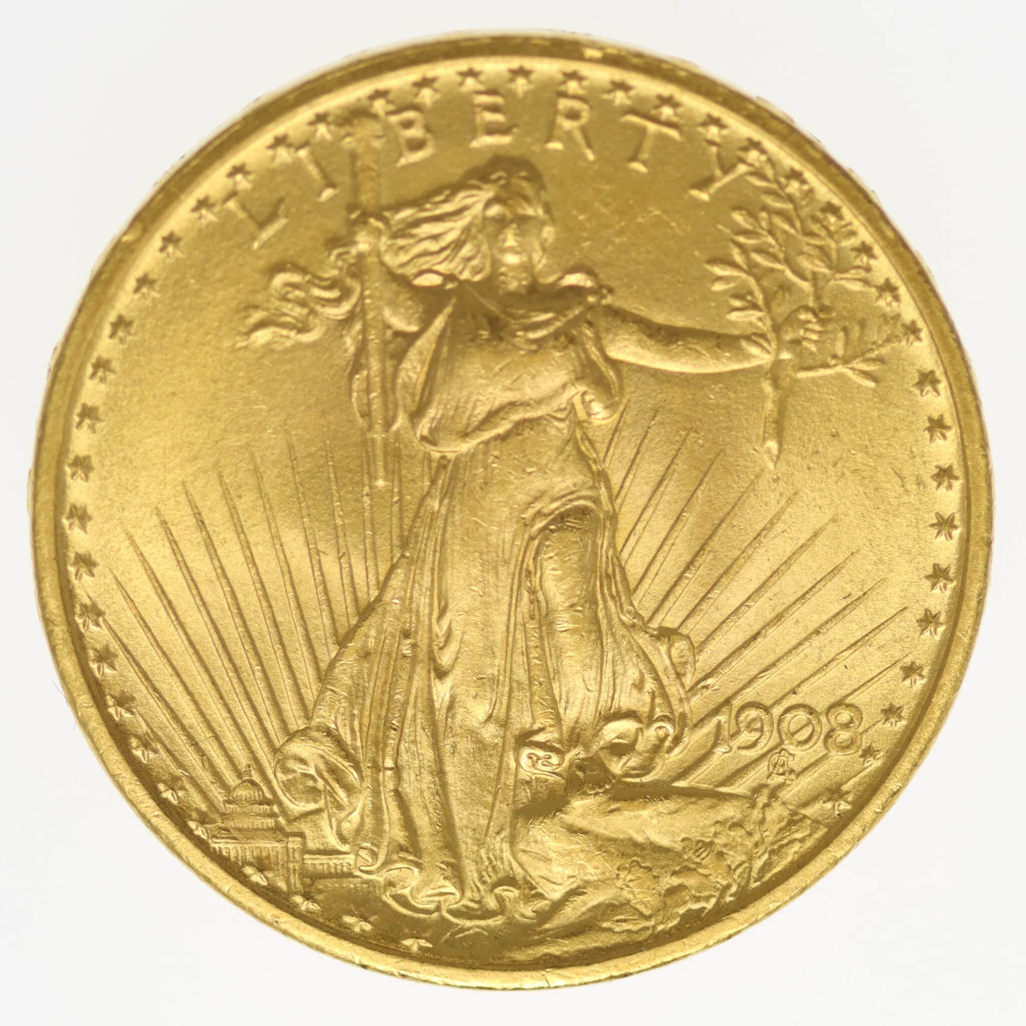 USA 20 Dollars 1908 Statue
