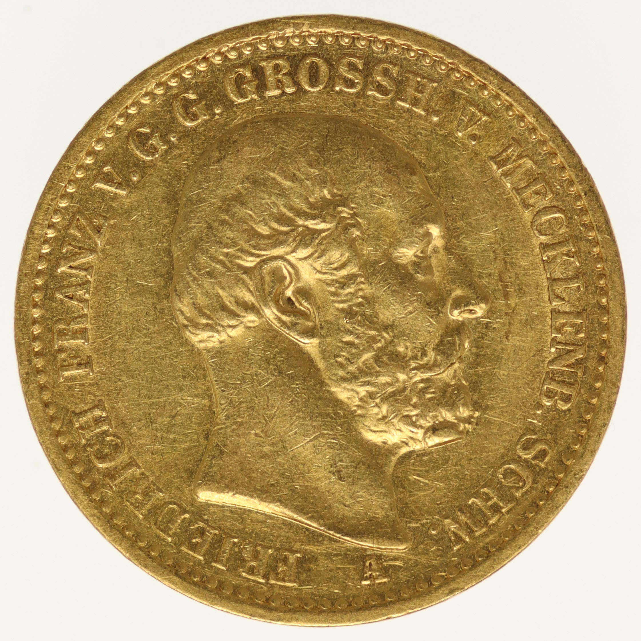 Mecklenburg Schwerin Friedrich Franz II. 20 Mark 1872 A