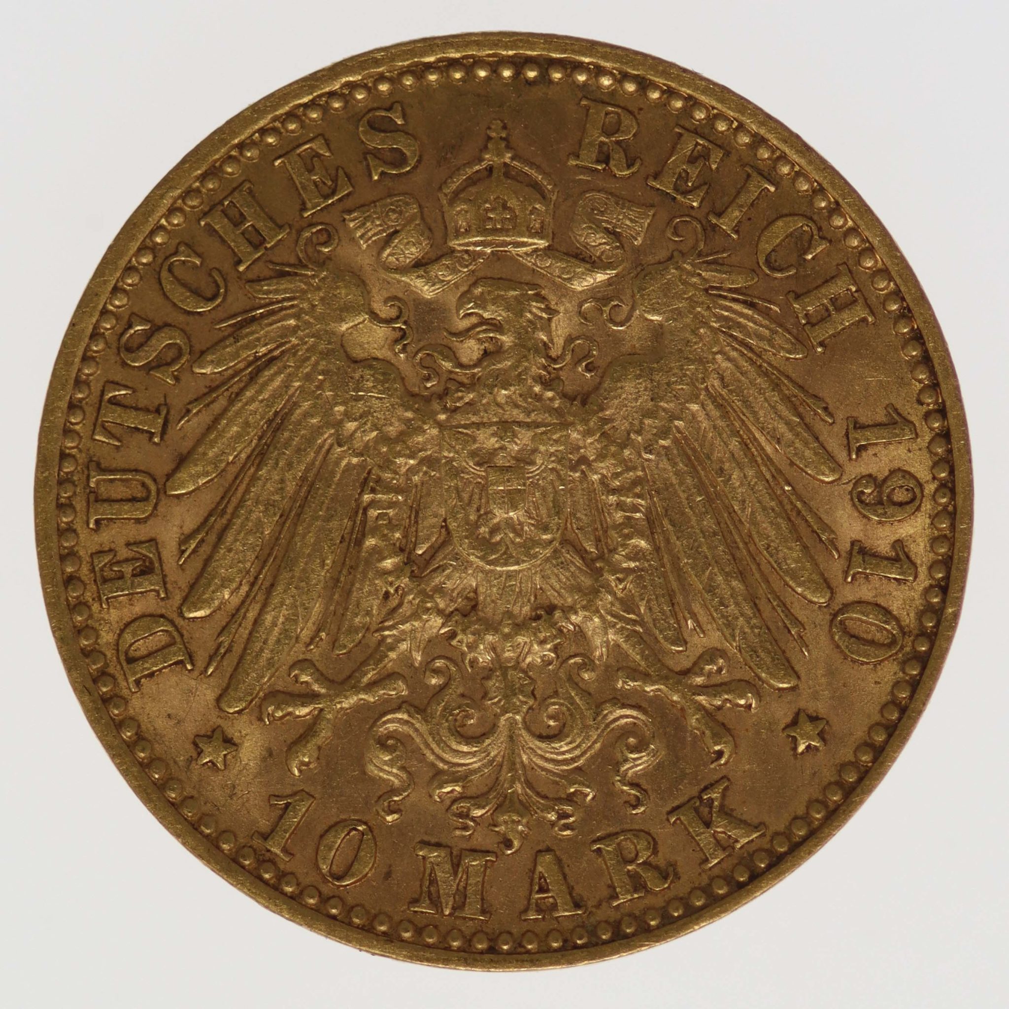 Hamburg 10 Mark 1910