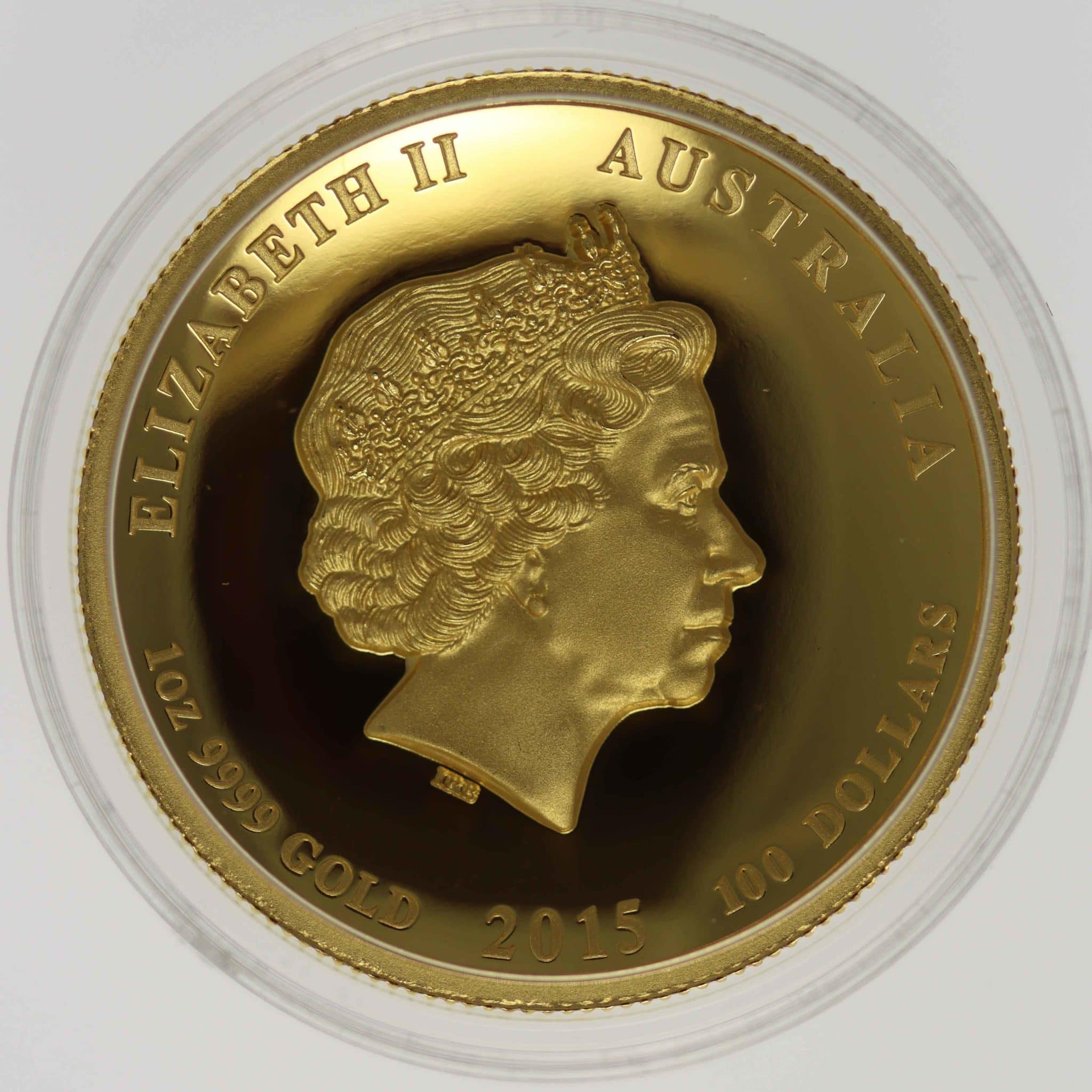 Australien Elisabeth II. 100 Dollars 2015 Lunar II Year of the Goat