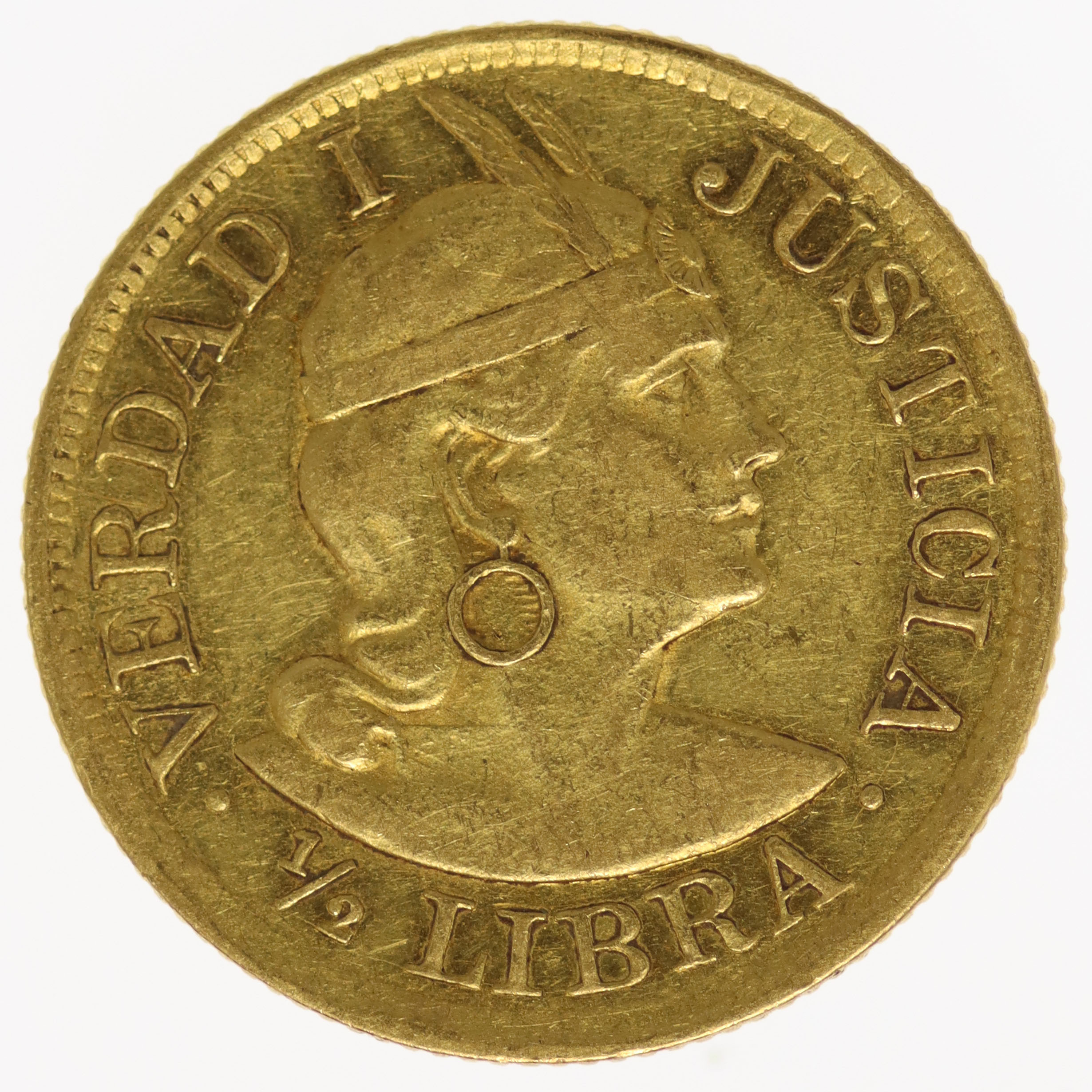 Peru 1/2 Libra 1904