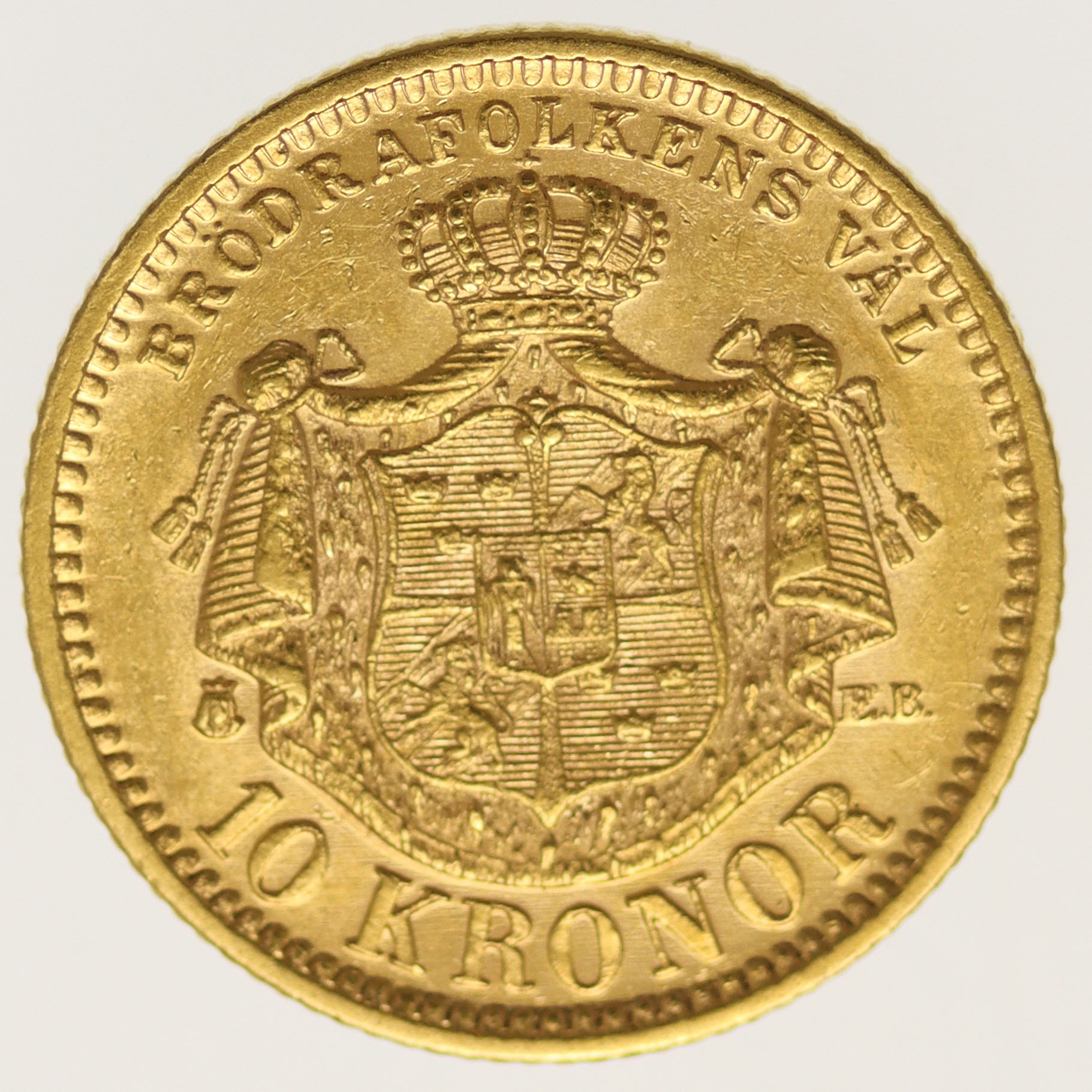 Schweden Oskar II. 10 Kronen 1895