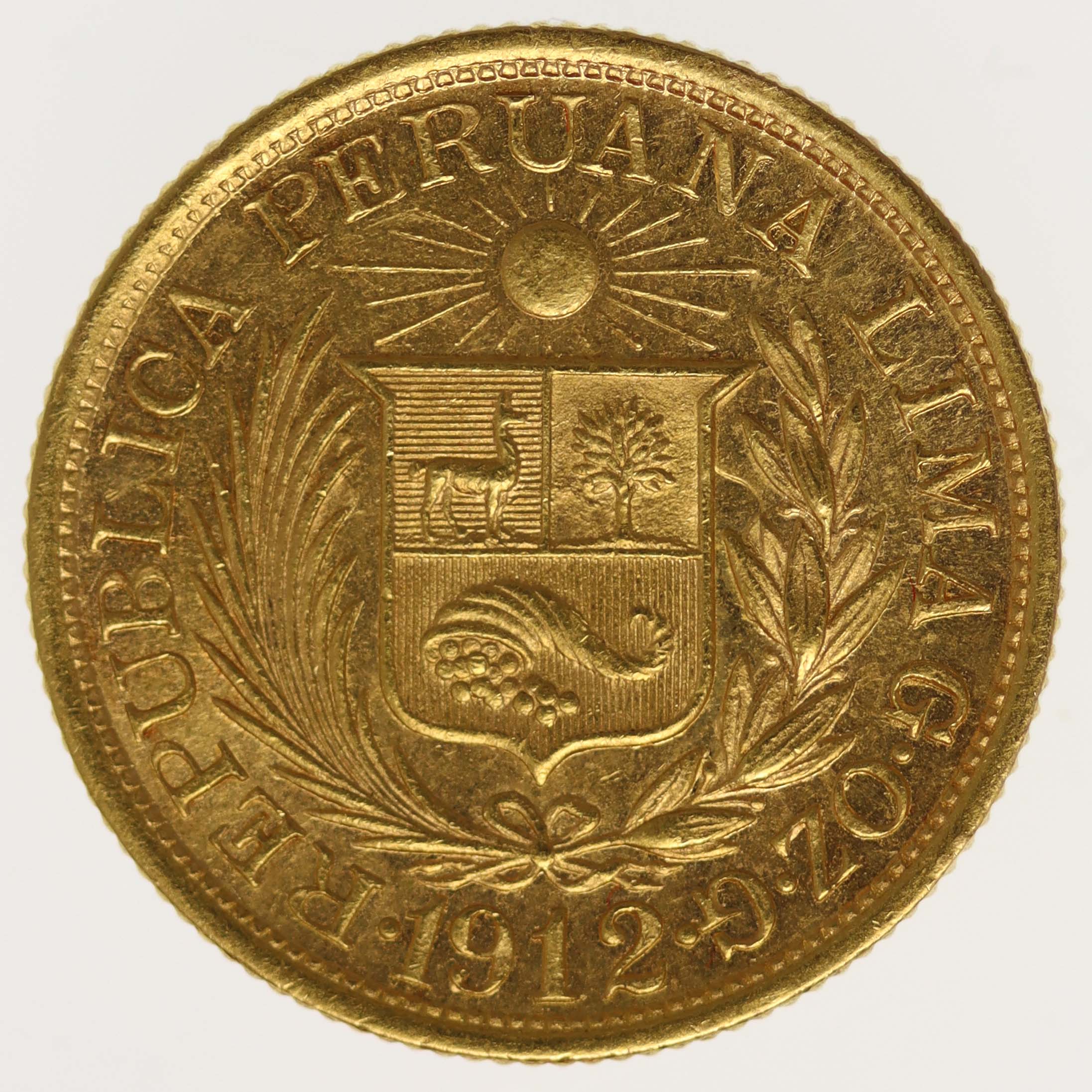 Peru Libra 1912