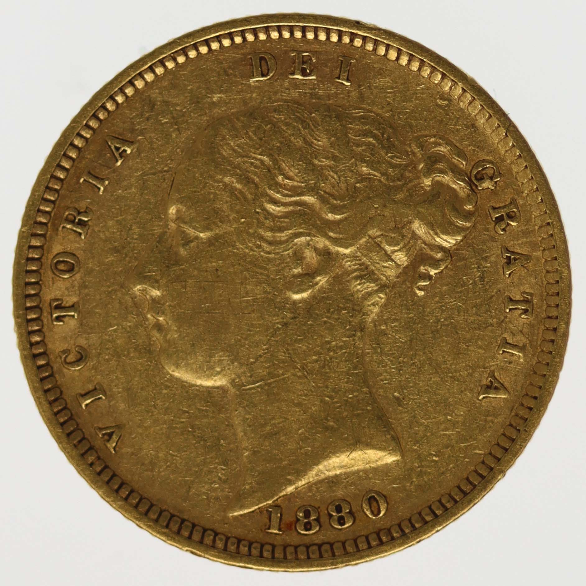 Großbritannien Victoria 1/2 Sovereign 1880