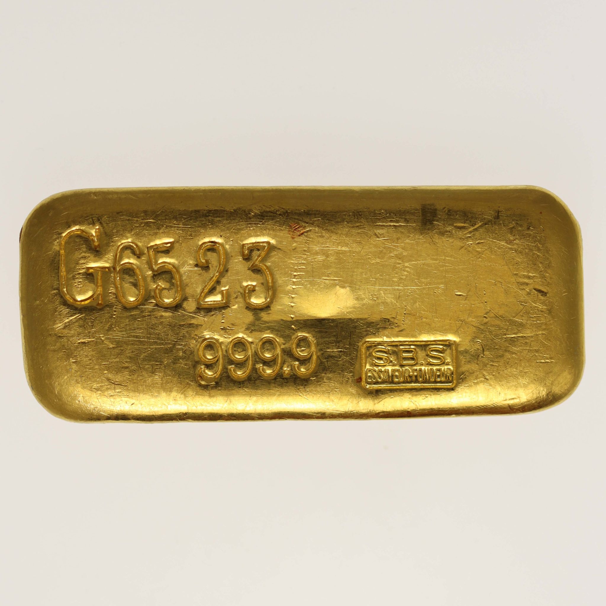 Goldbarren 500 Gramm Schweiz S.B.S. Societe de Banque Suisse