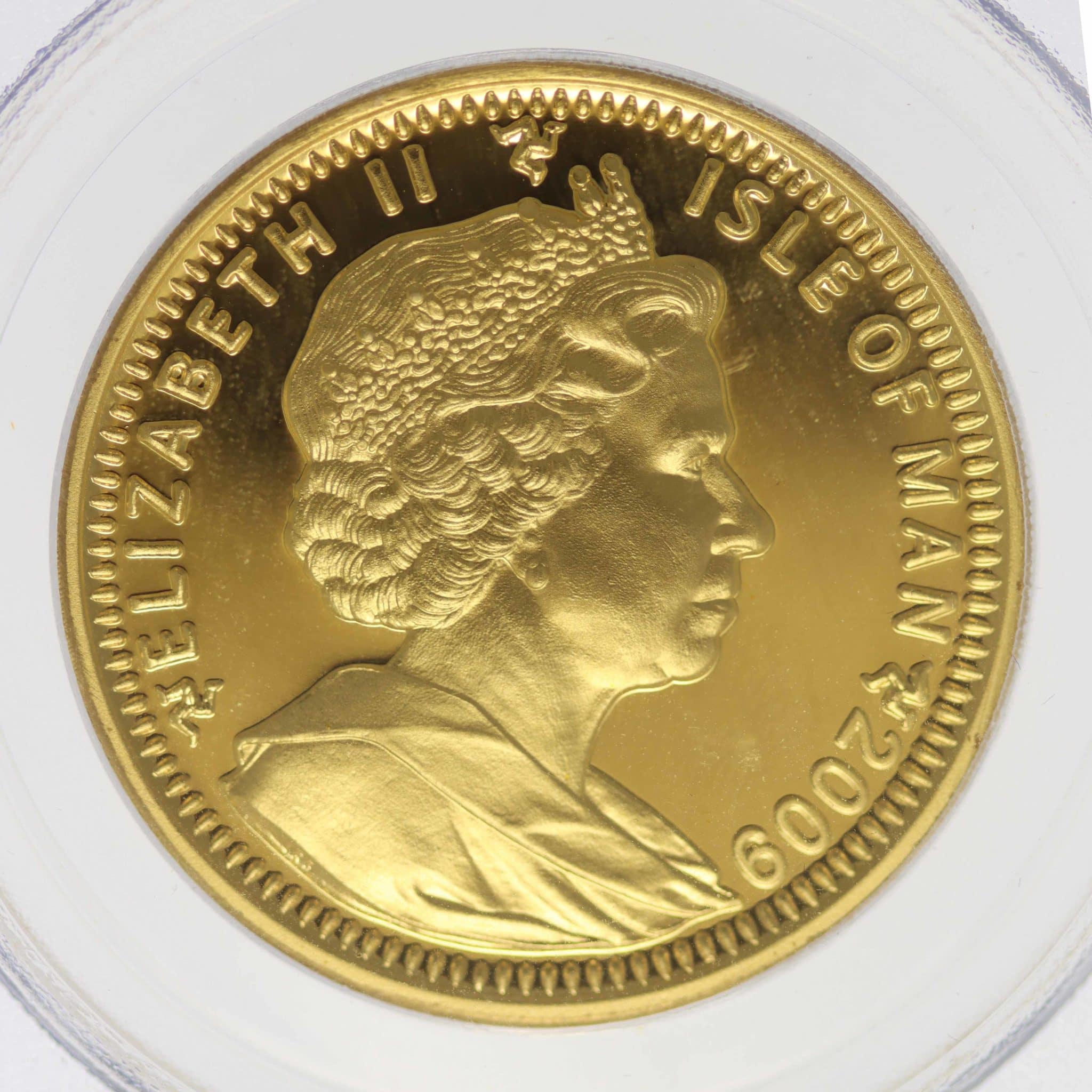 Isle of Man Elisabeth II. 1 Unze 2009 Angel High Relief