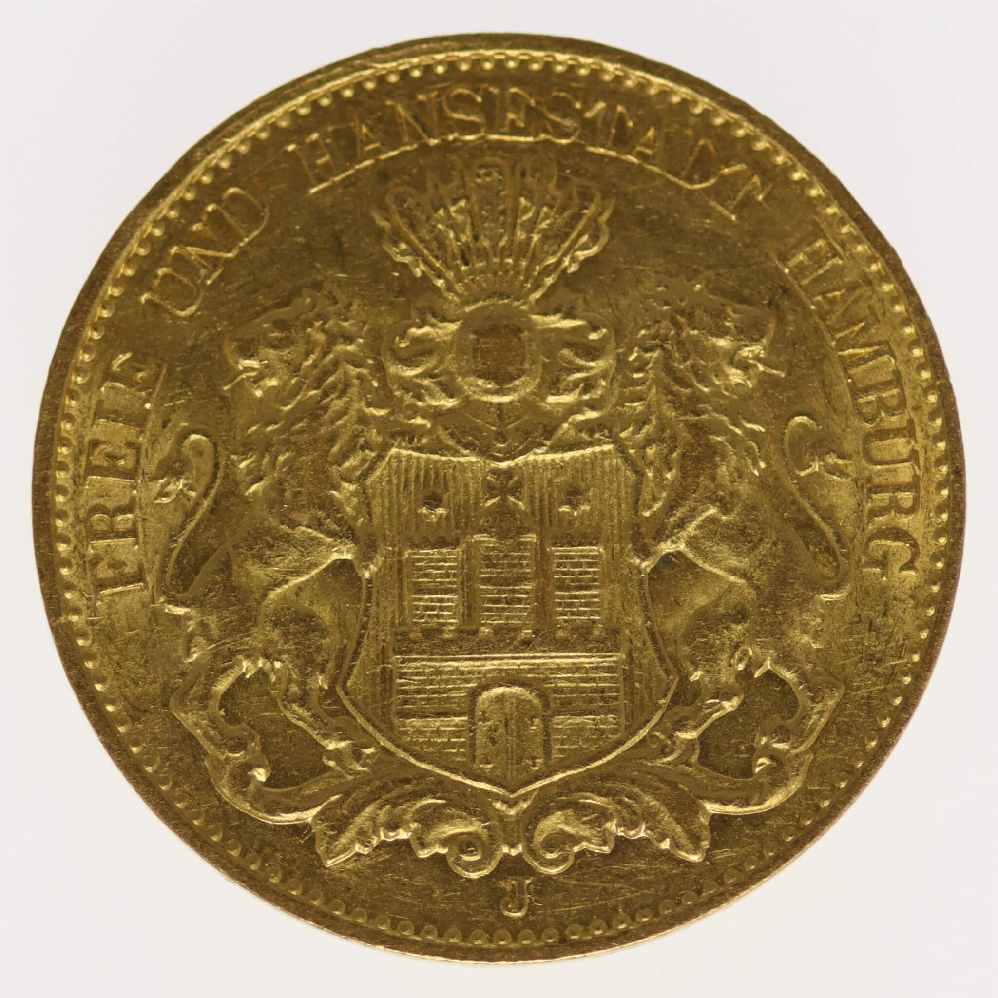 Hamburg 10 Mark 1903