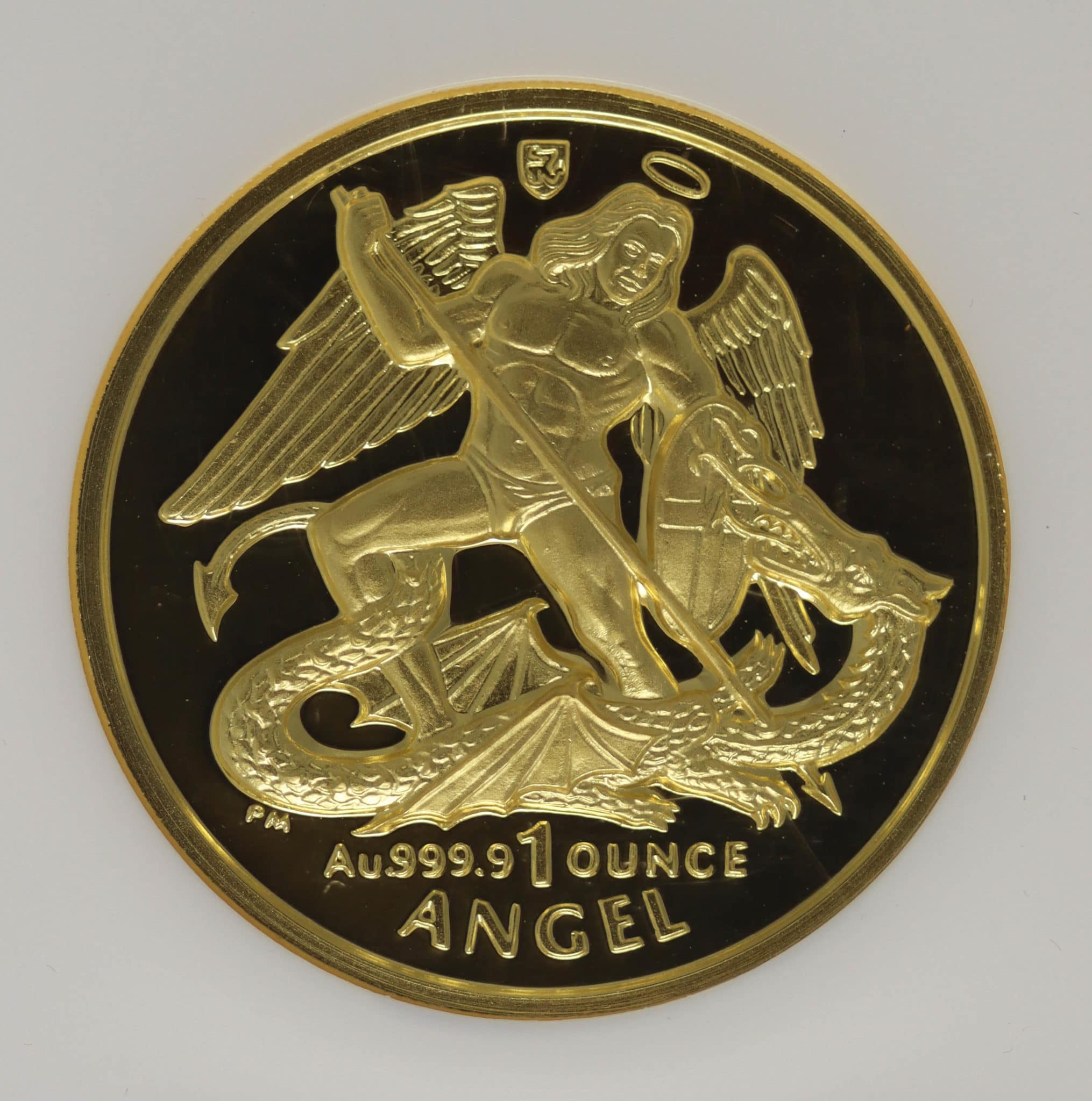 Isle of Man Elisabeth II. 1 Unze 2006 Angel Ultra High Relief