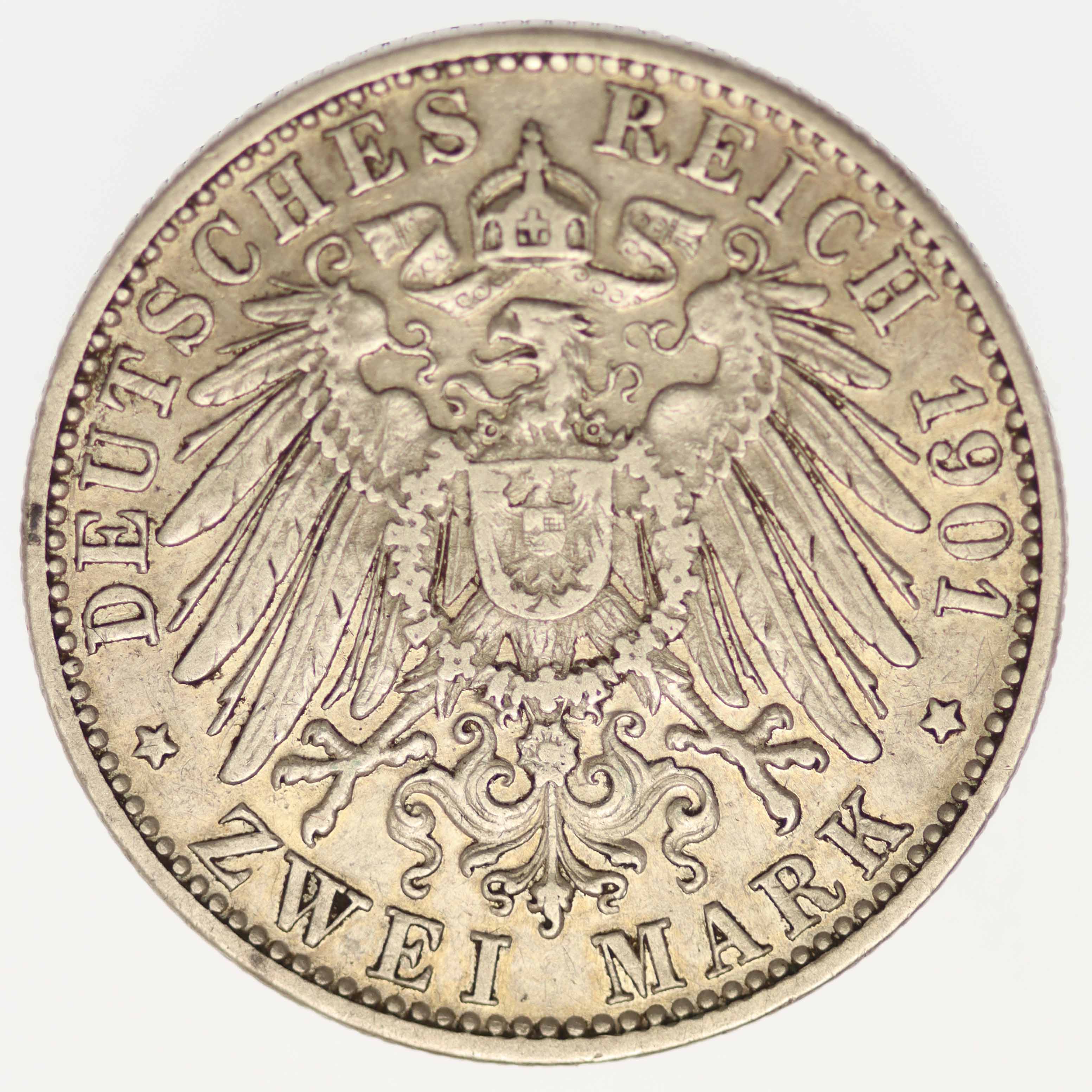 Sachsen Meiningen Georg II. 2 Mark 1901