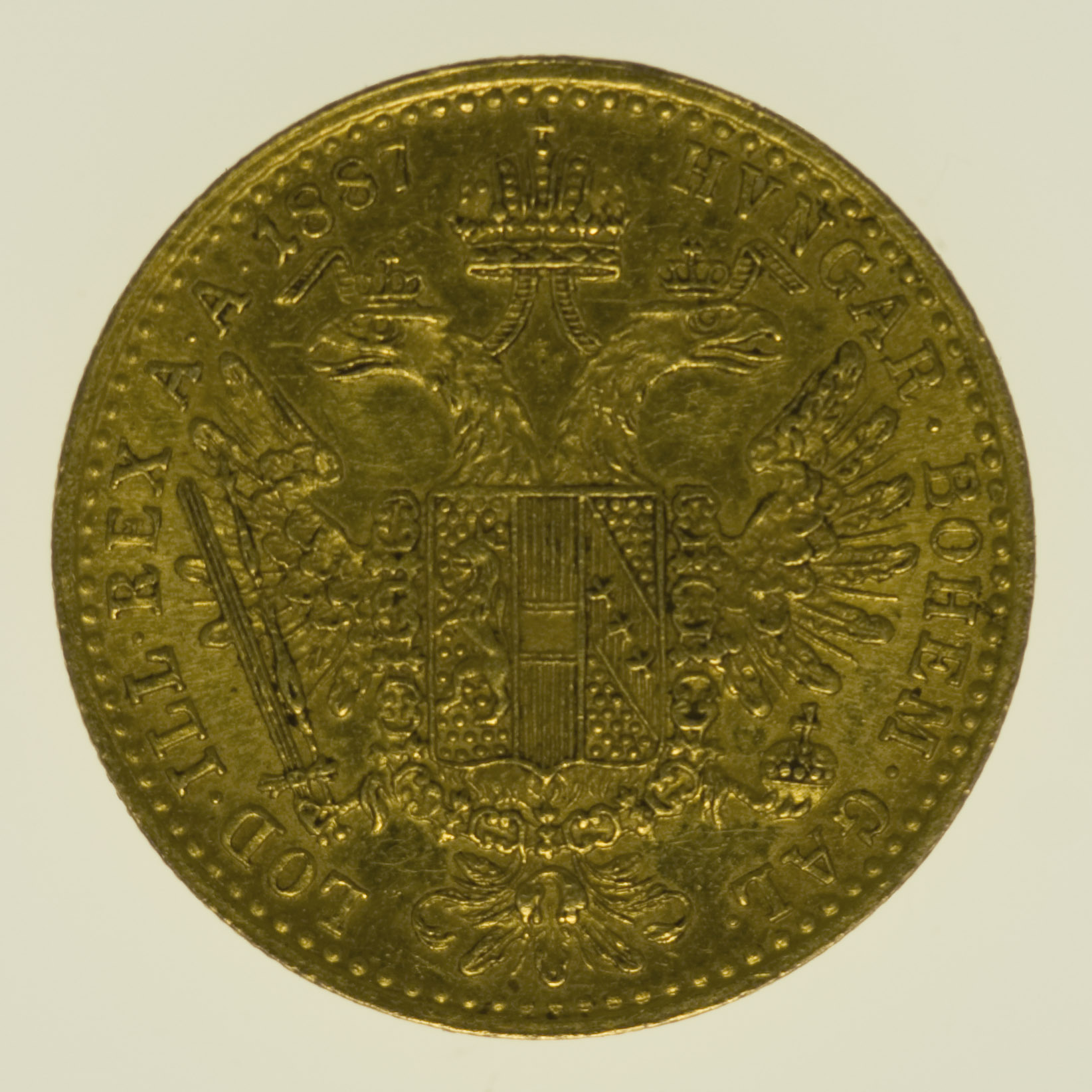Österreich Kaiserreich Franz Joseph I. Dukat 1887