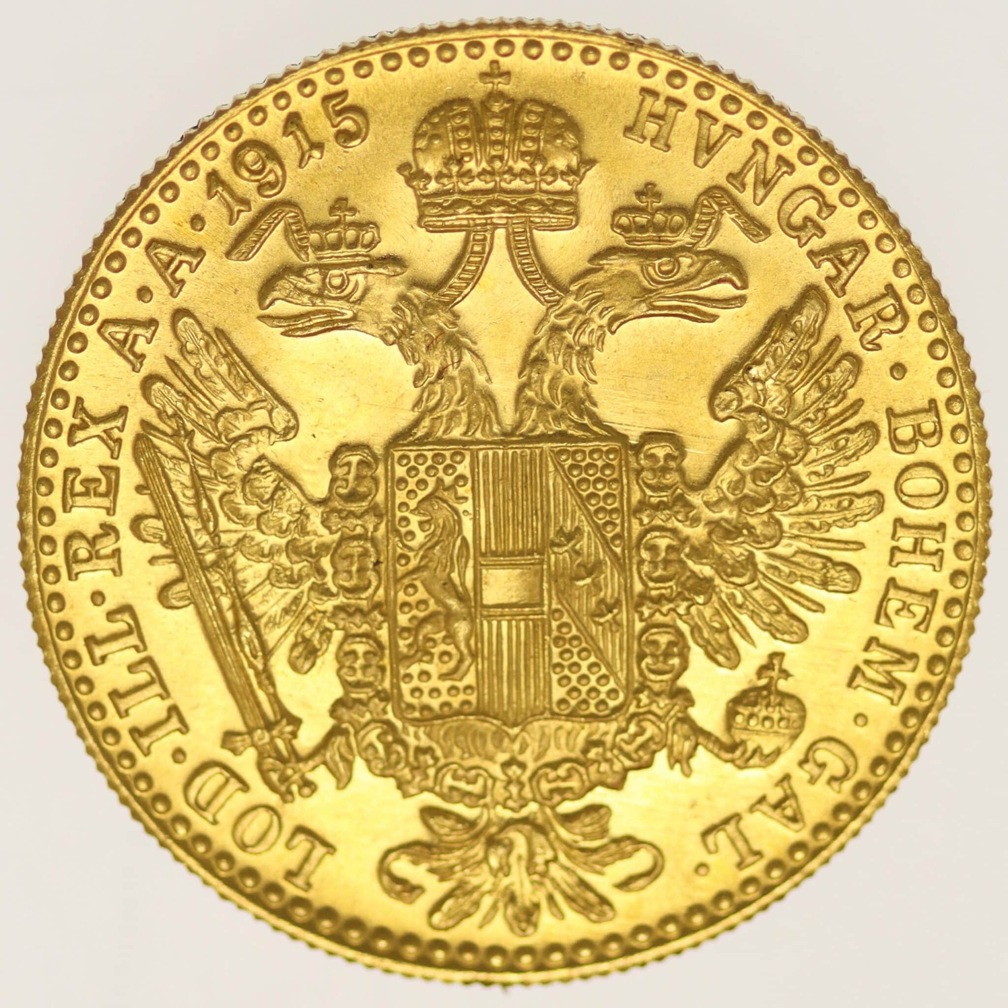 Österreich Kaiserreich Franz Joseph I. Dukat 1915 NP
