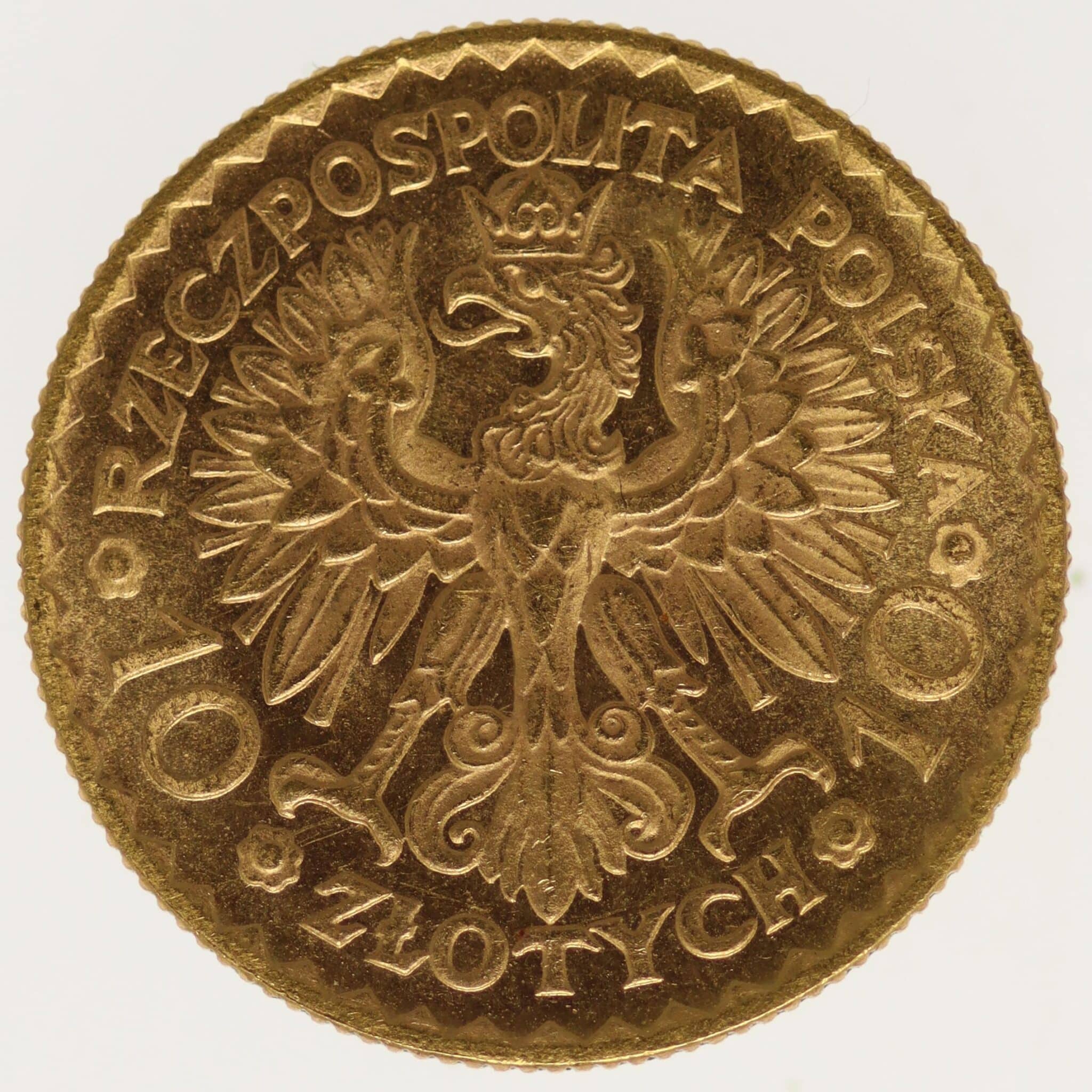 Polen 10 Zloty 1925