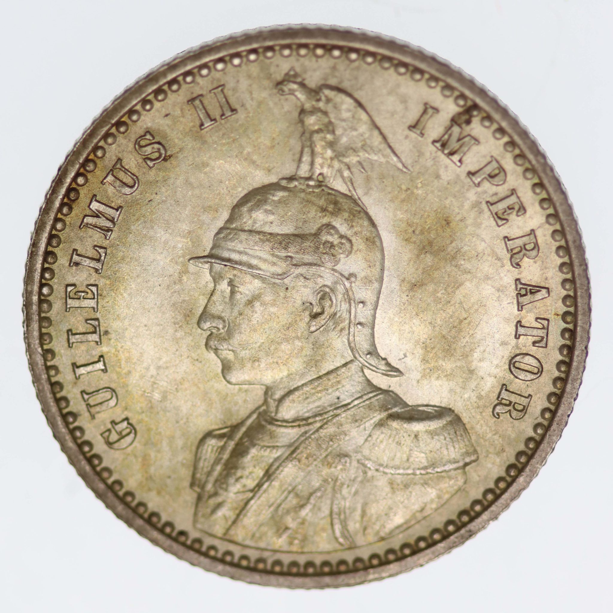 Deutsch Ostafrika Wilhelm II. 1/4 Rupie 1891