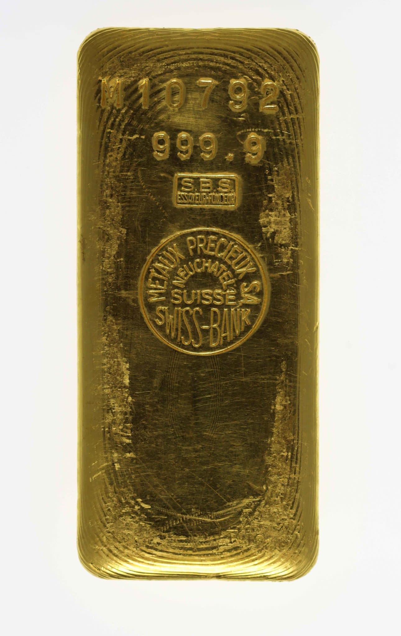 Goldbarren 1000 Gramm Schweiz S.B.S. Metaux Precieux S.A.