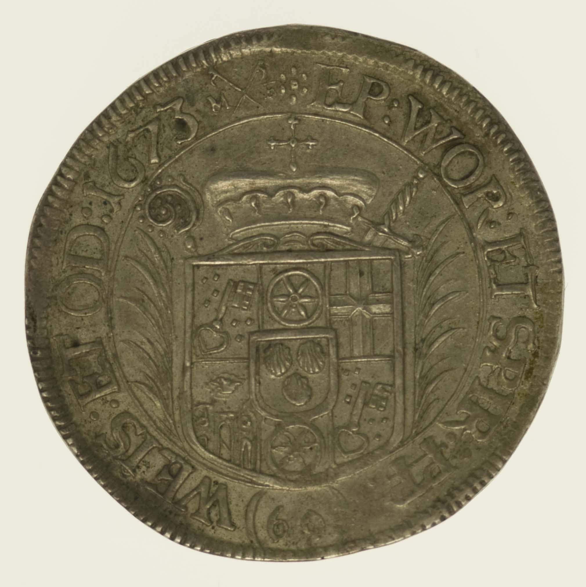Mainz Lothar Friedrich Gulden zu 60 Kreuzern 1673