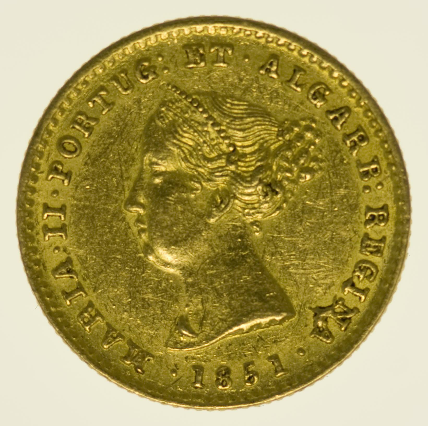 Portugal Maria II. 1000 Reis 1851
