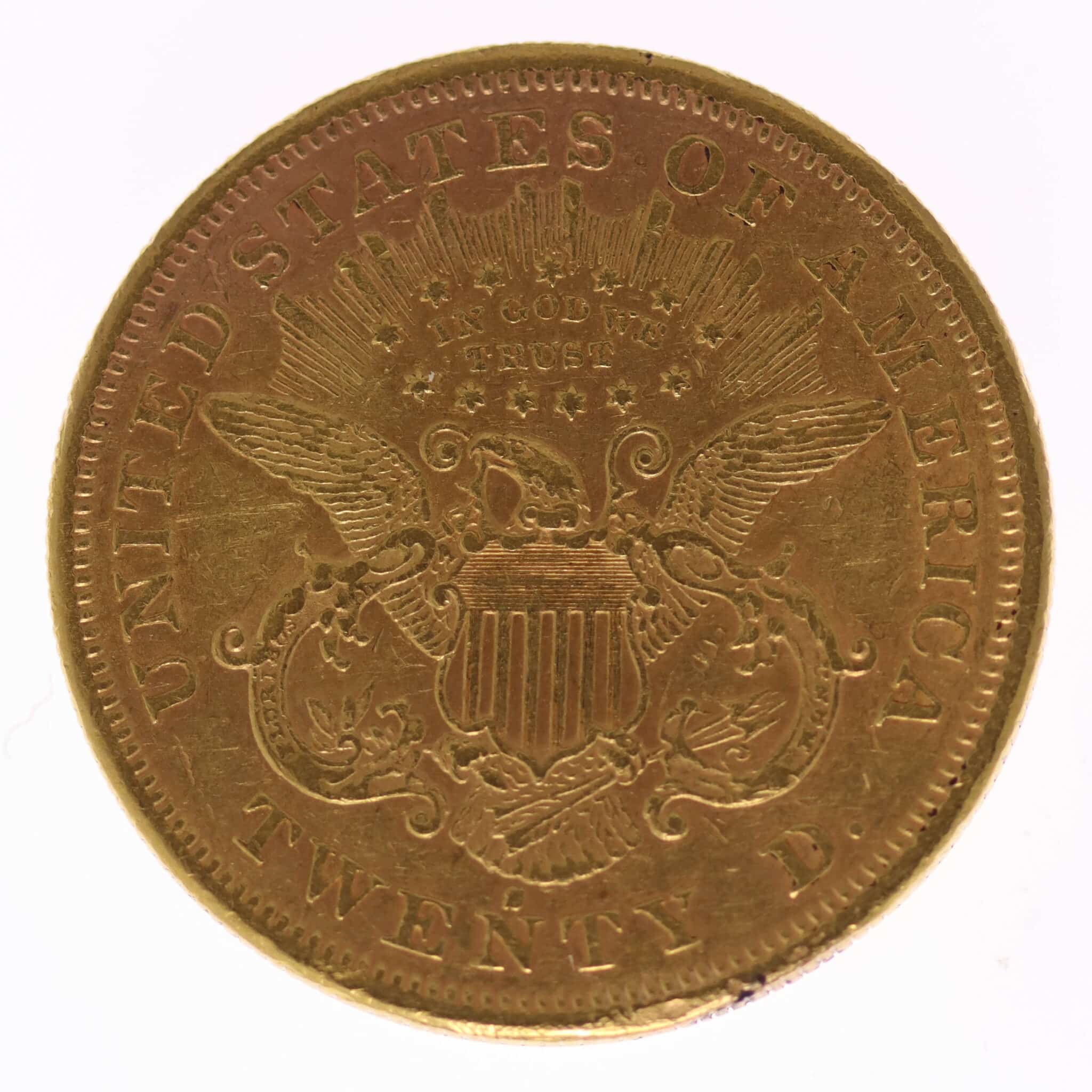 USA 20 Dollars 1874 S Liberty / Kopf