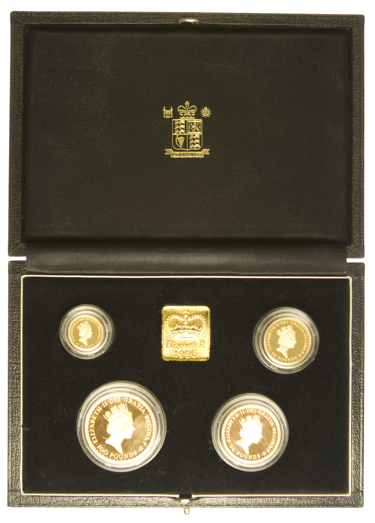 Großbritannien Elisabeth II. Britannia proof Set 1996