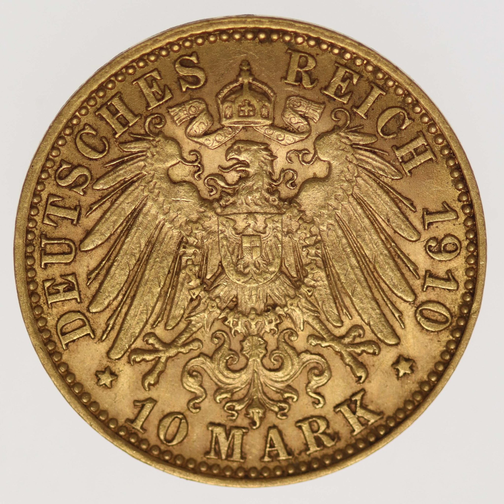 Hamburg 10 Mark 1910