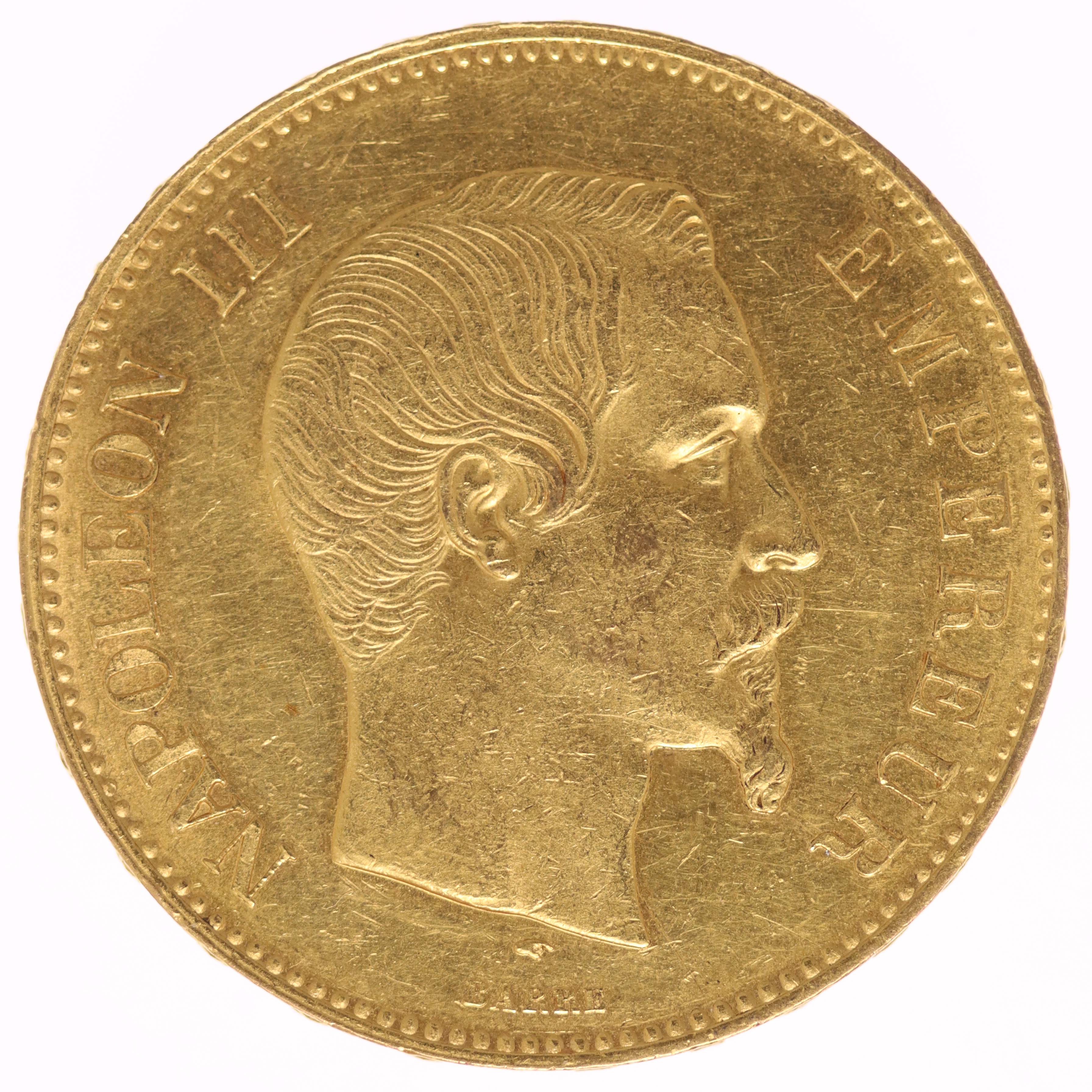 Frankreich Napoleon III. 100 Francs 1857 A