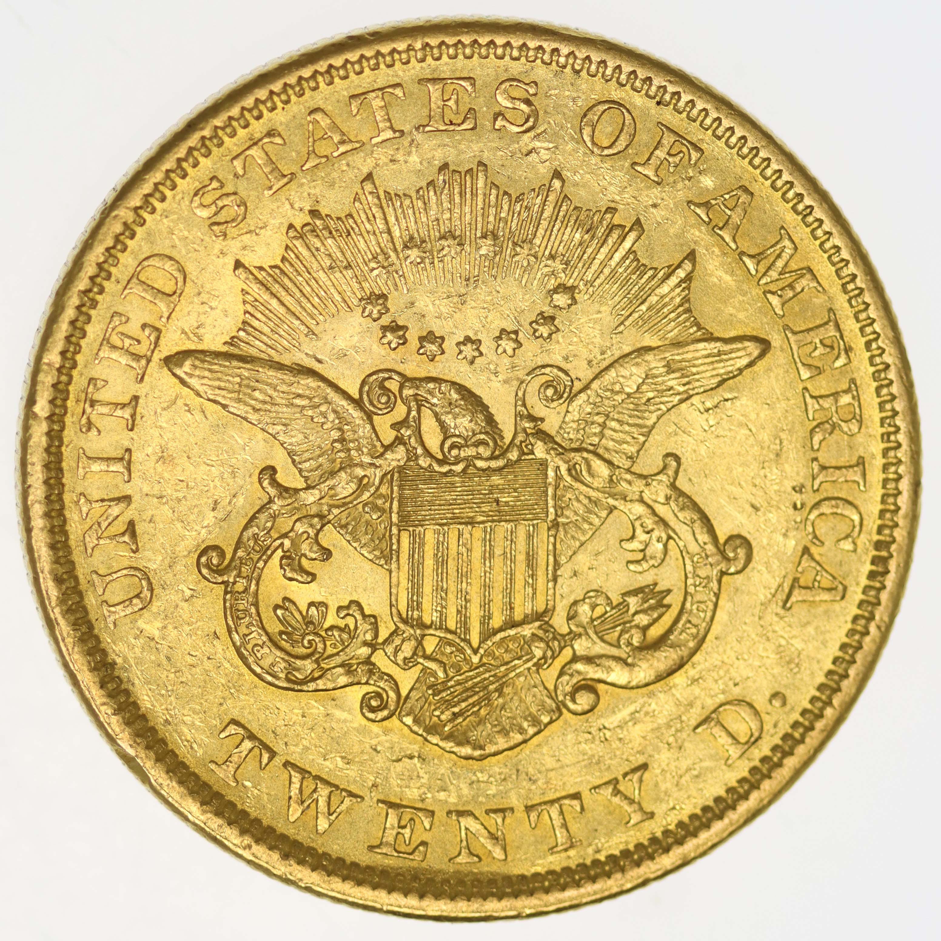 USA 20 Dollars 1853 Liberty / Kopf