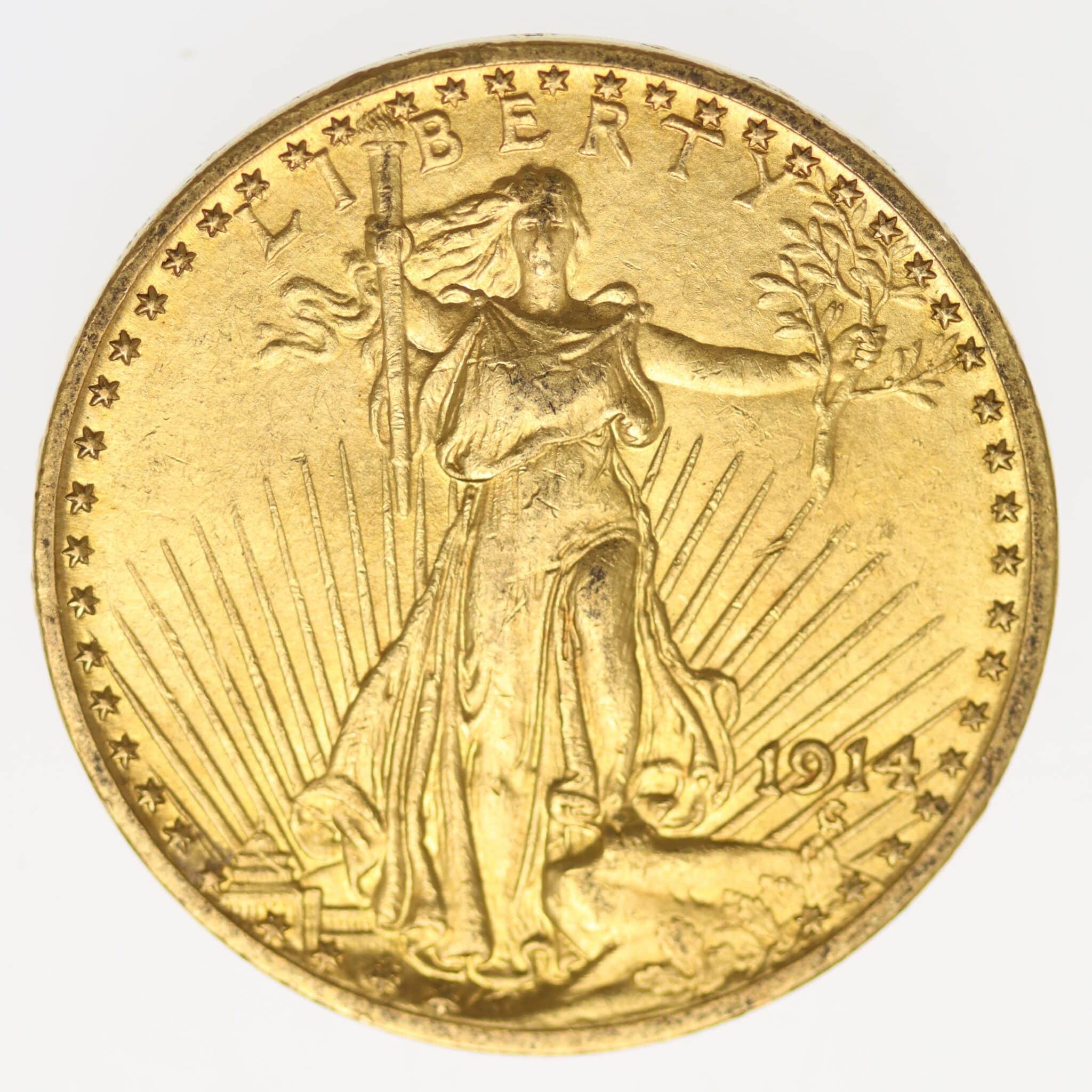USA 20 Dollars 1914 Statue