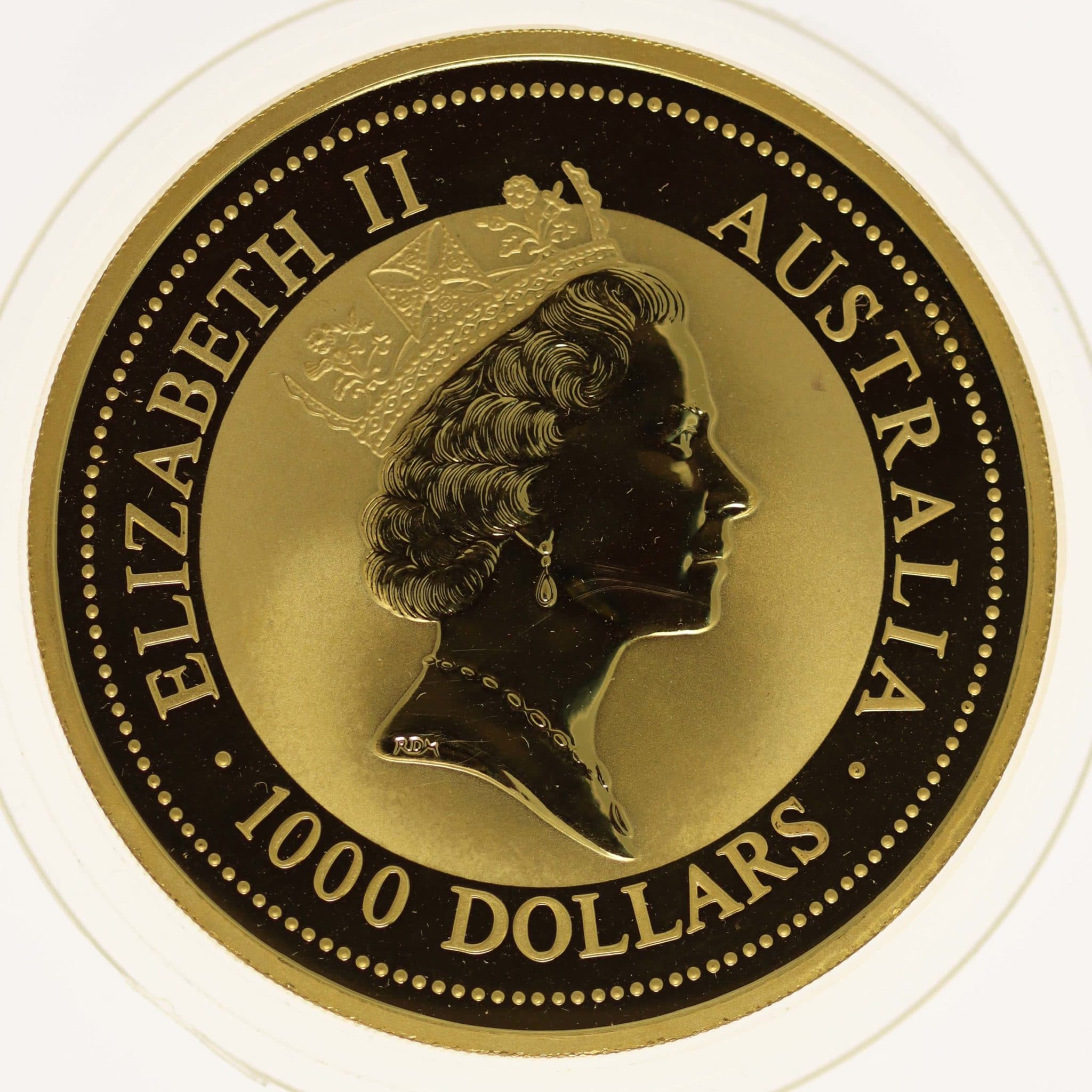 Australien Elisabeth II. 1000 Dollars 1994 Red Kangaroo
