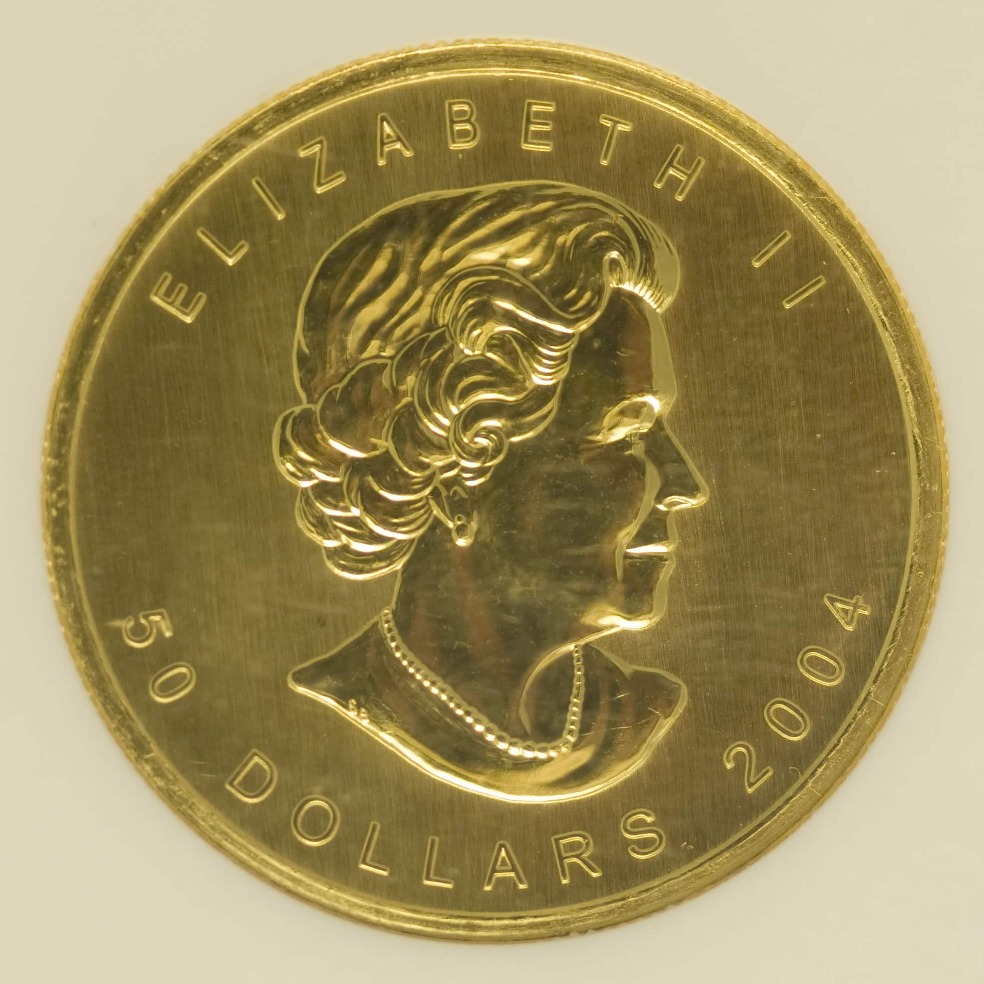 Kanada Elisabeth II. 50 Dollars 2004 Maple Leaf